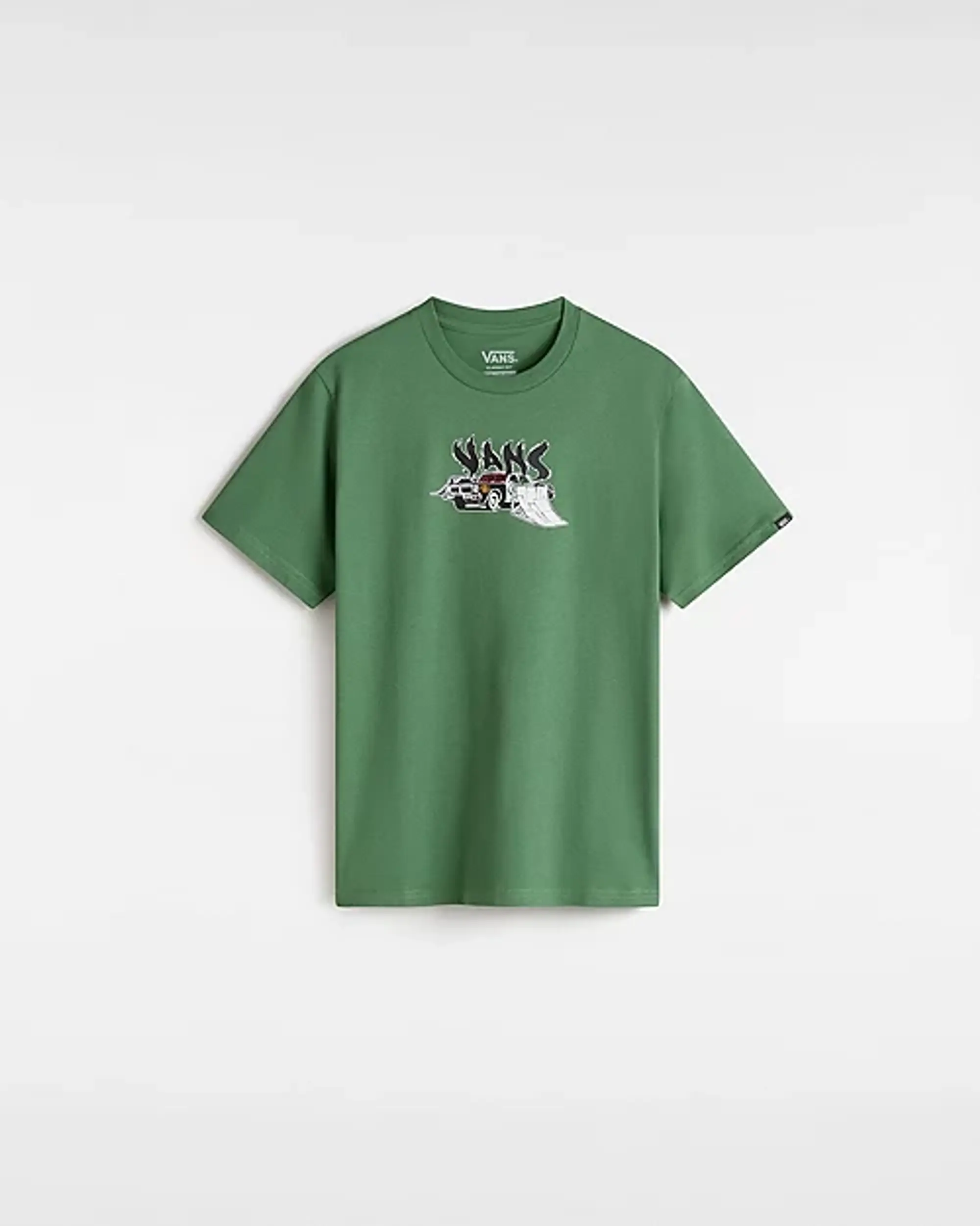 Vans Kids Copout T-Shirt (8-14 Years) (Multi Color) Boys Green