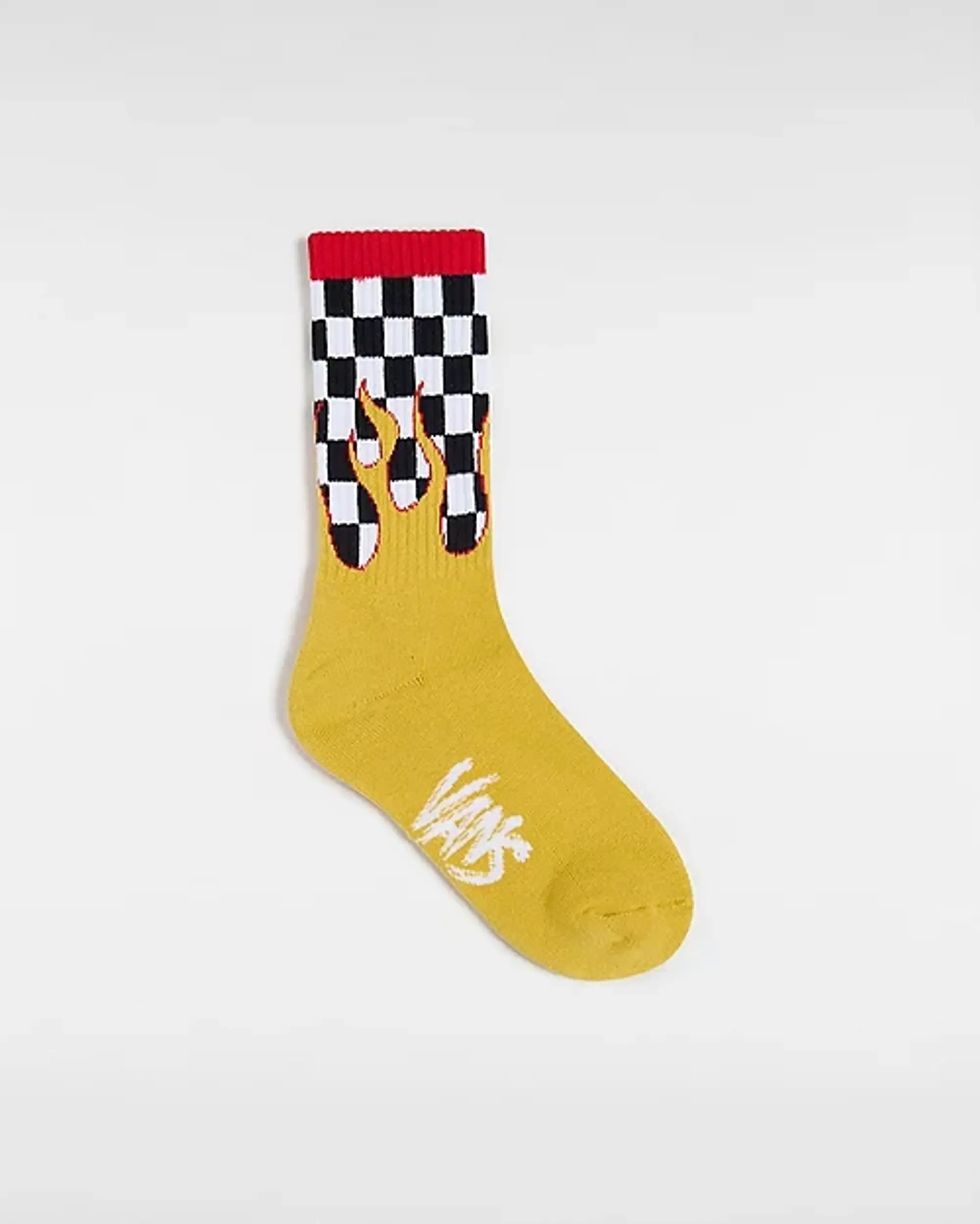 Vans Kids Road Stop Crew Socks (4-8 Years) (Multi Color) Youth Yellow