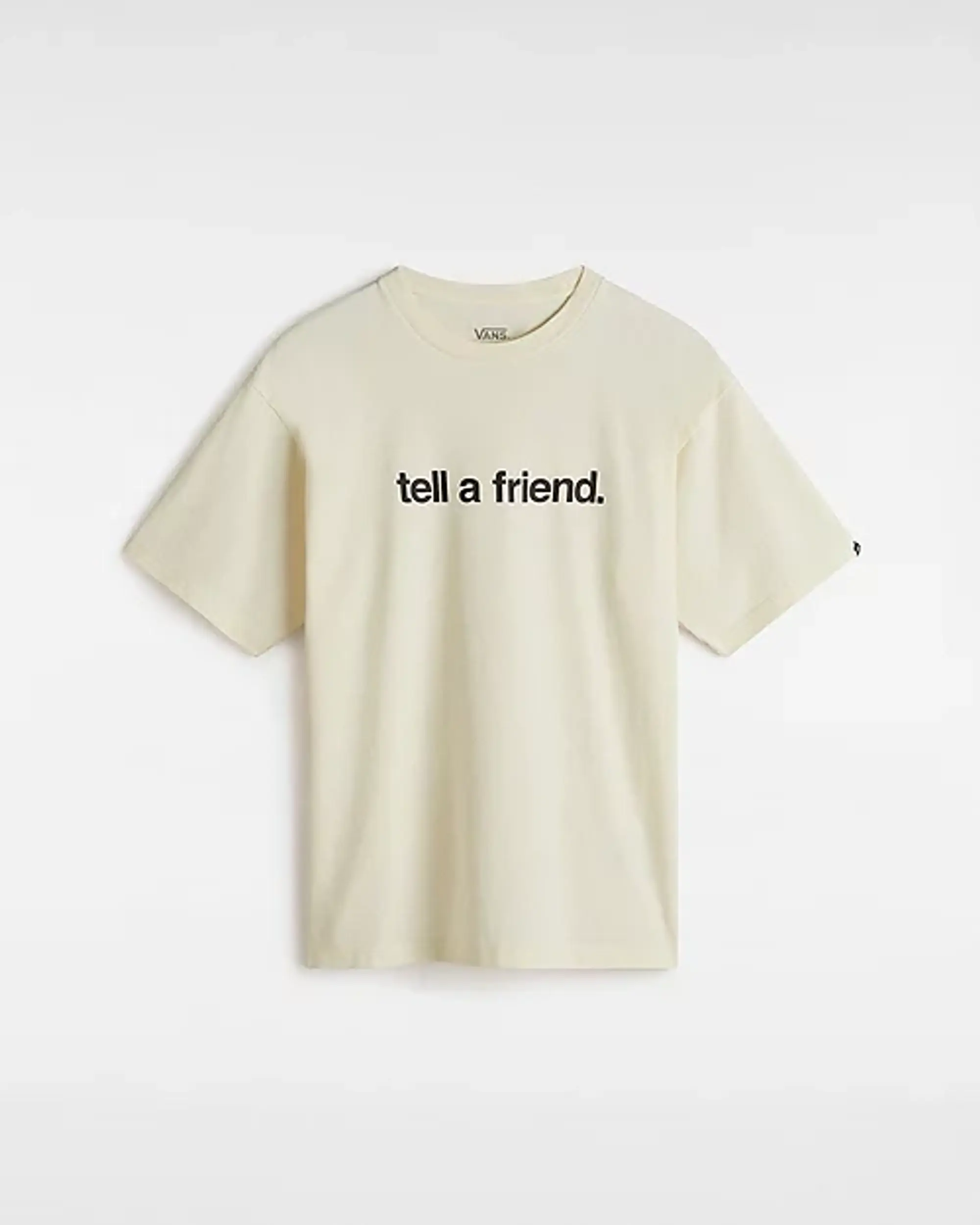 Vans Tell A Friend T-Shirt (Lemon Icing) Unisex Beige