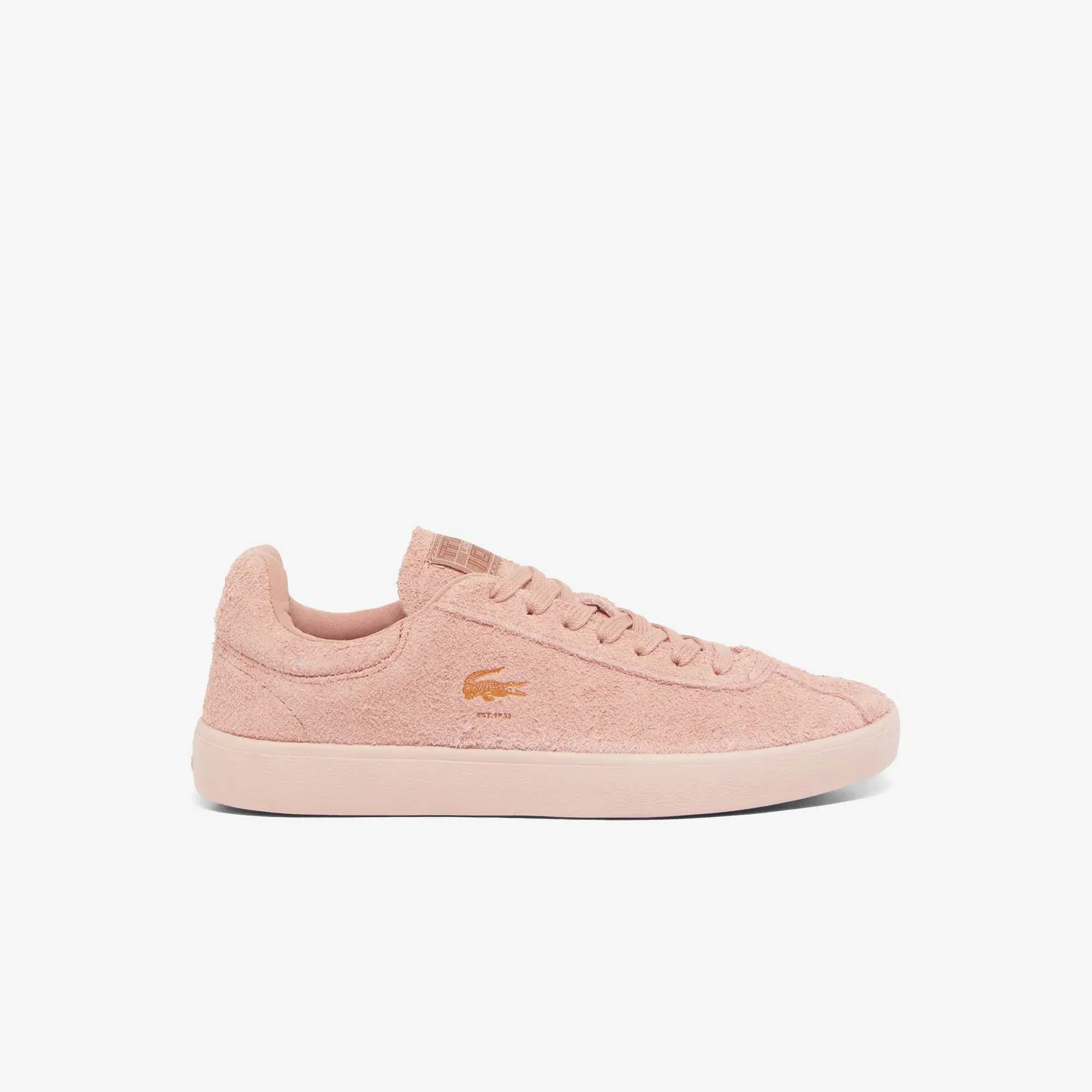 Lacoste Women's Baseshot Suede Sneakers - Pink / Light Pink