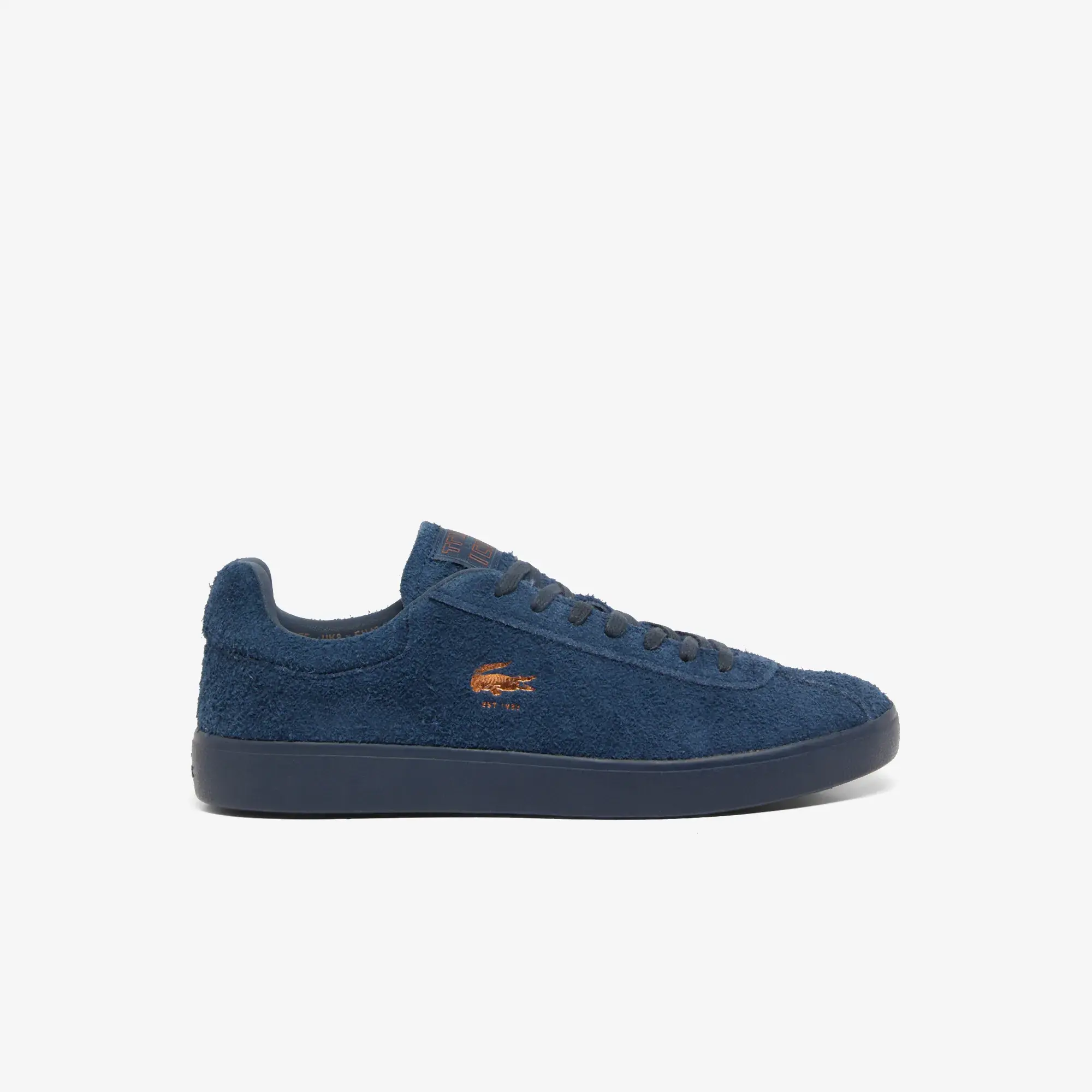 Lacoste Men's Baseshot Suede Sneakers - Navy & Blue