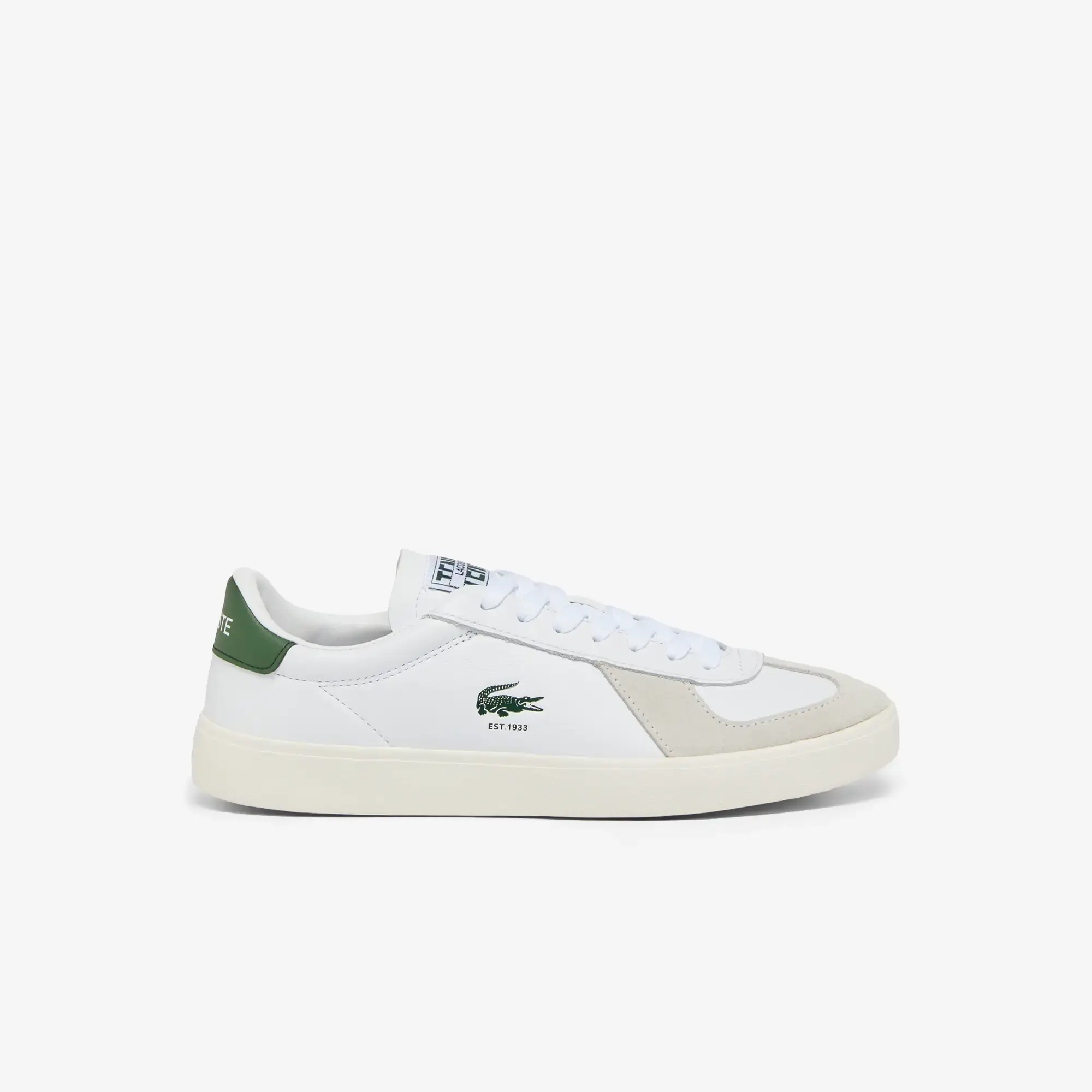 Lacoste Men's Baseshot Pro Leather Sneakers - White & Off White