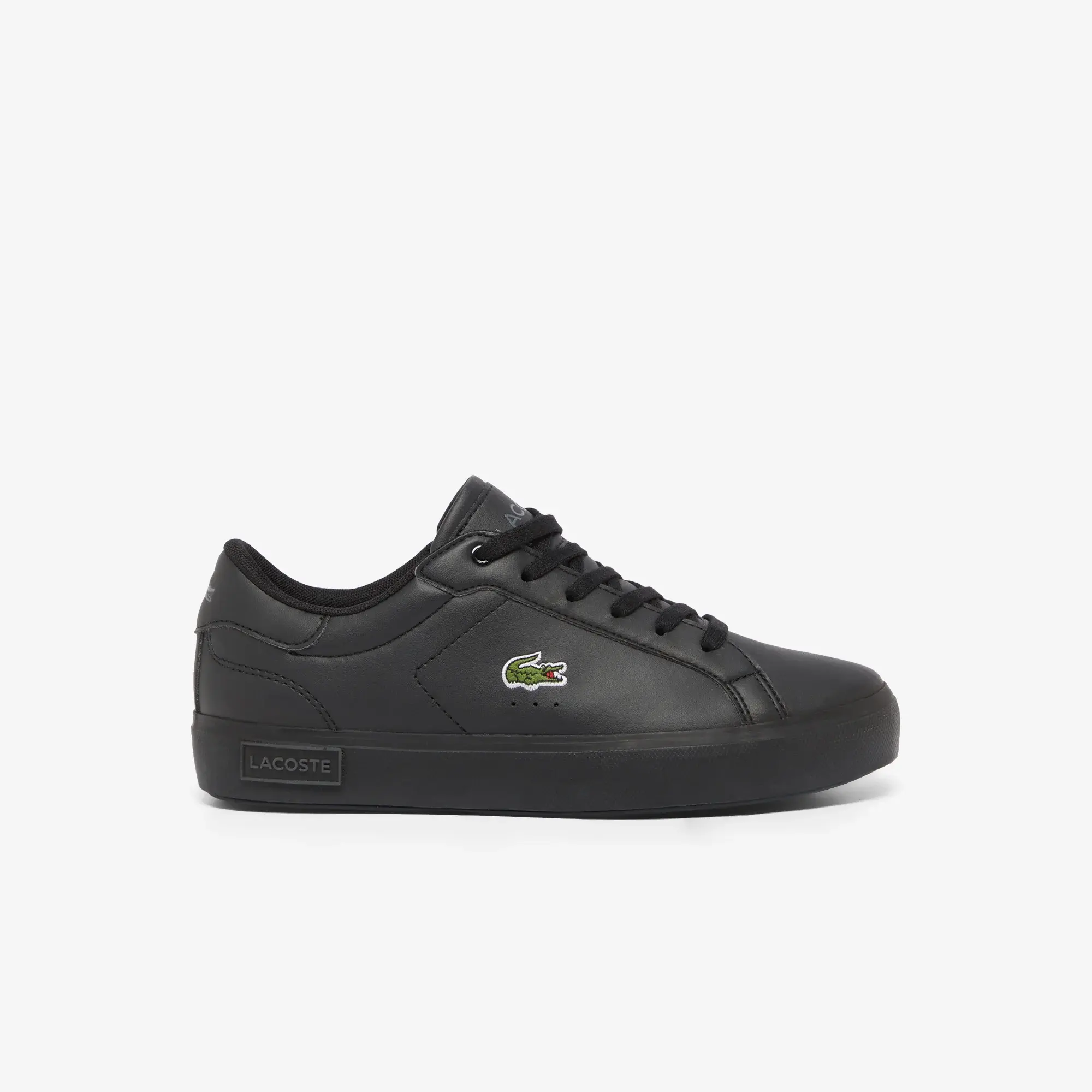 Lacoste Junior's Powercourt Sneakers - Black