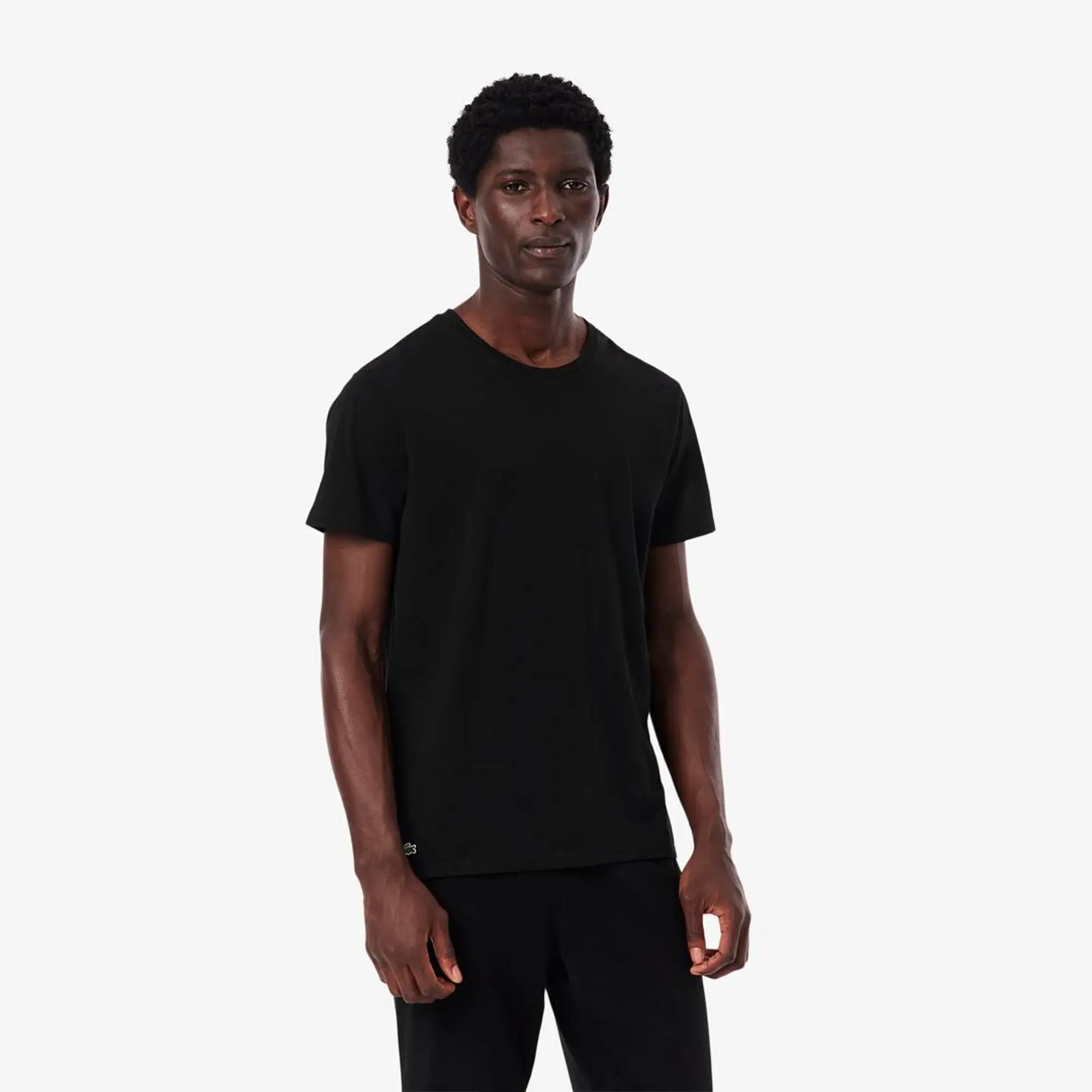 Lacoste 3-Pack Lounge T-shirts - Black