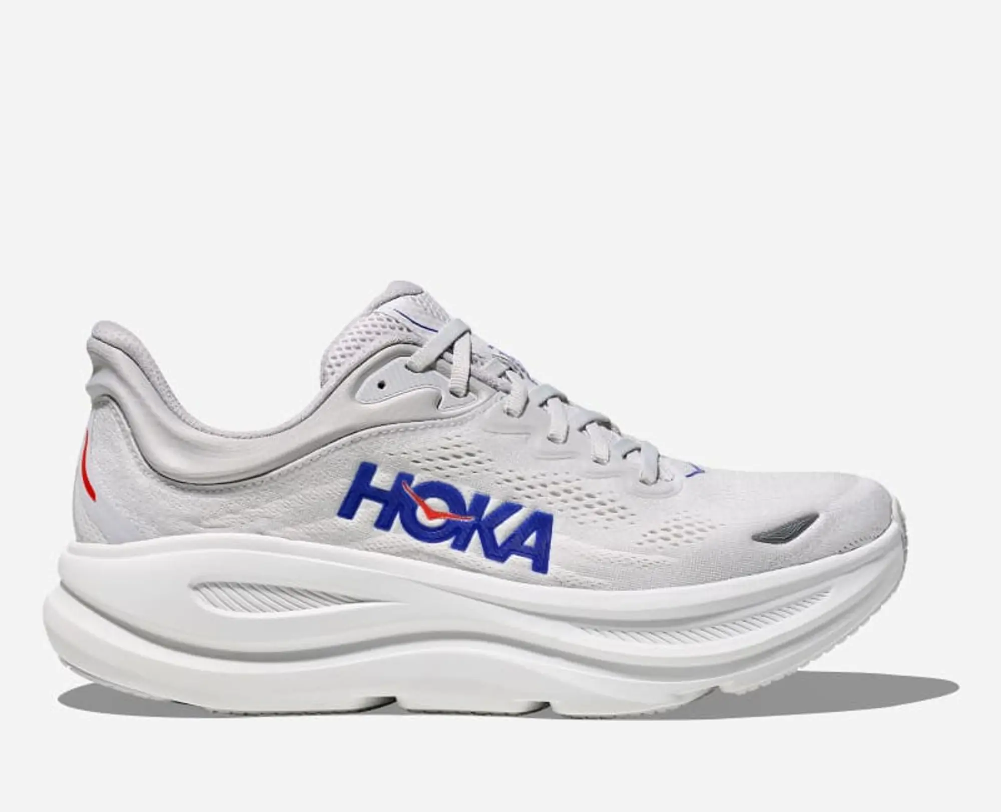 Hoka One One HOKA Men's Bondi 9 Road Running Shoes in Cosmic Grey/Ultramarine