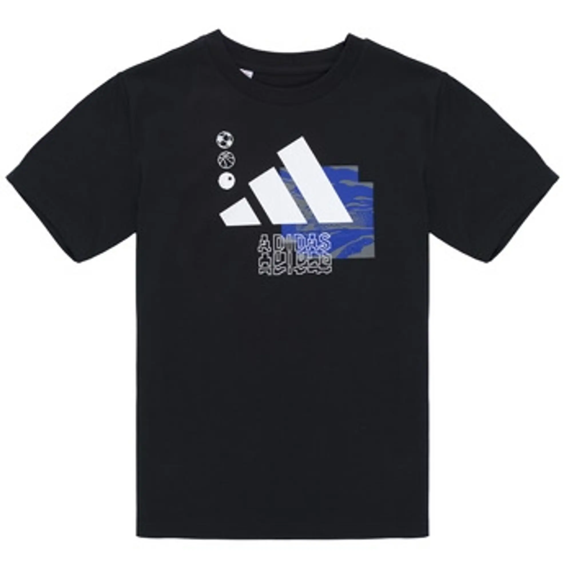 adidas  -  boys's Children's T shirt in Black