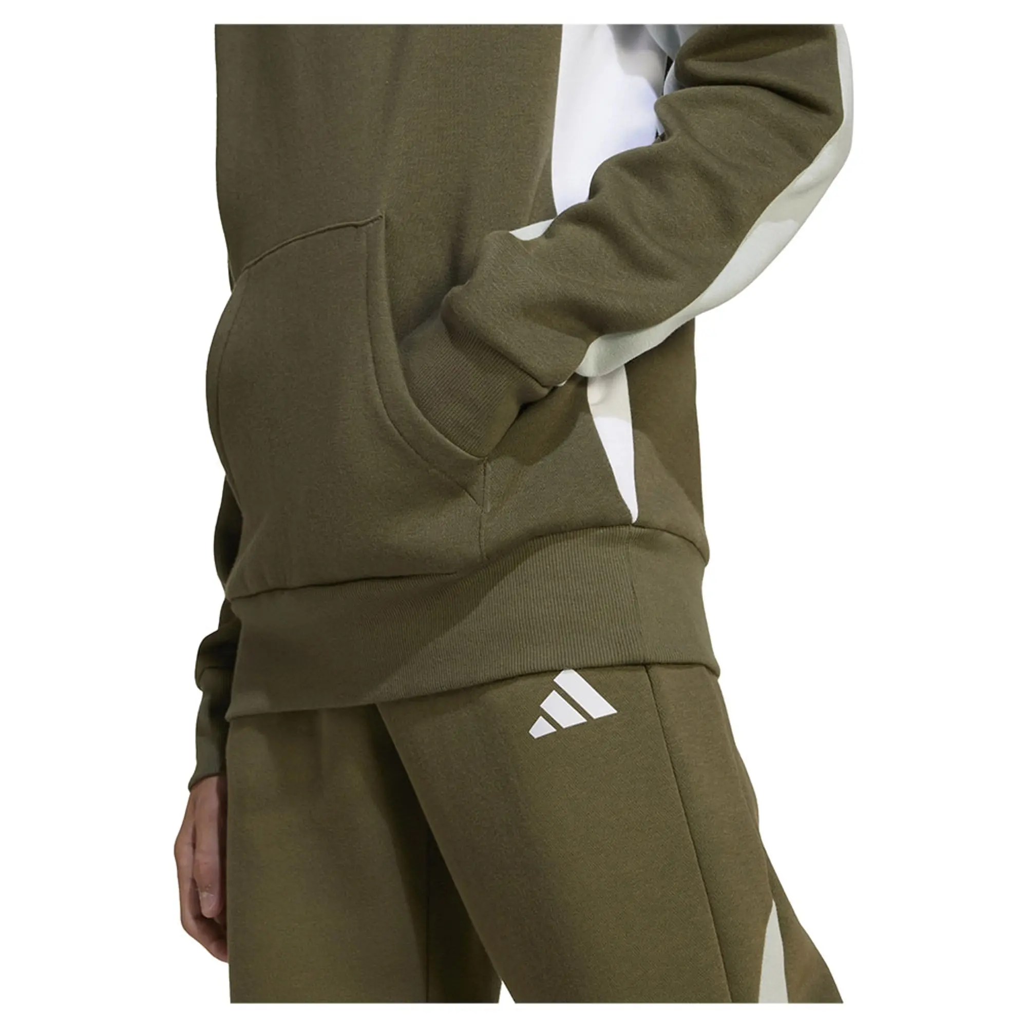 Adidas Seasonal Essentials Colorblock Fleece Hoodie