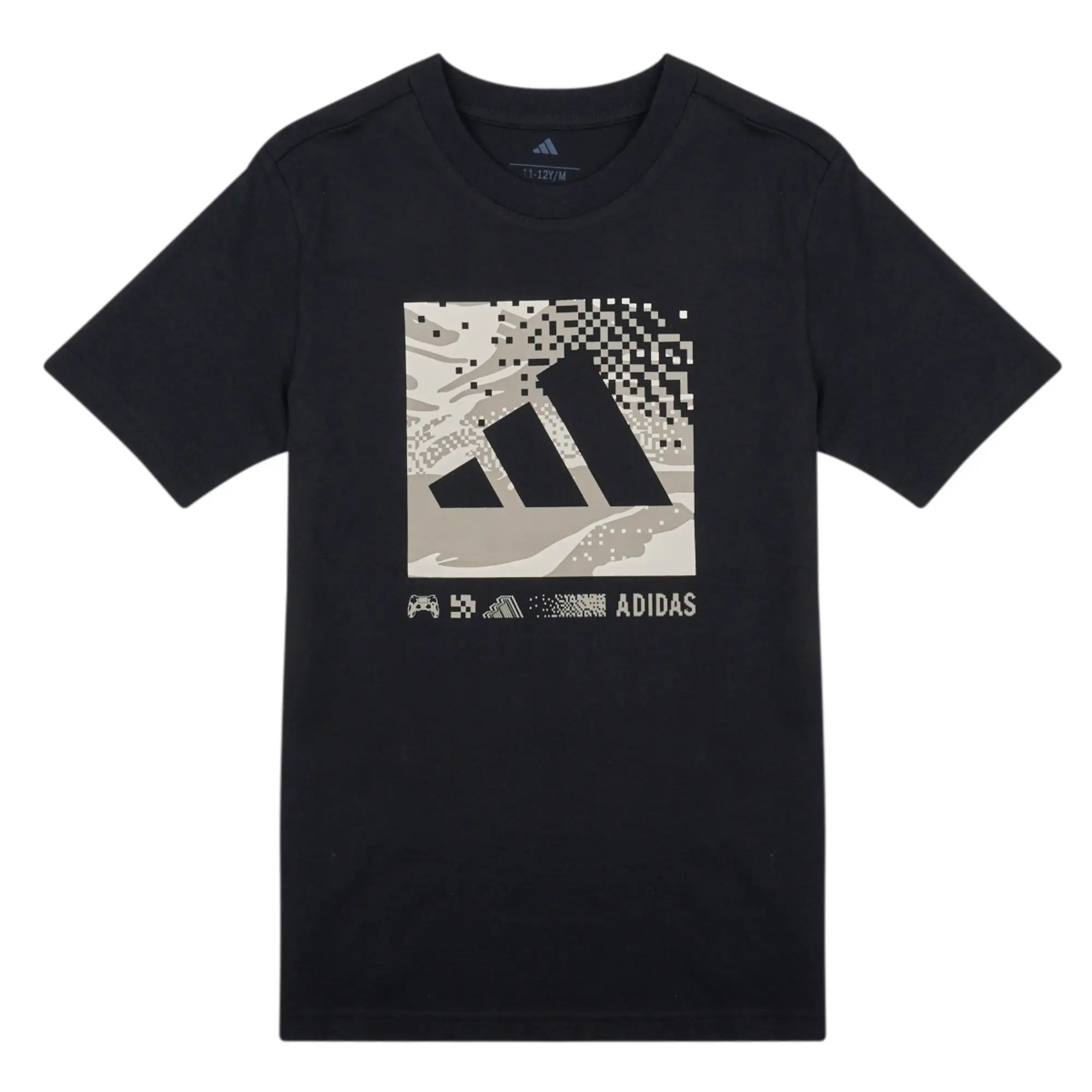 adidas  -  boys's Children's T shirt in Black