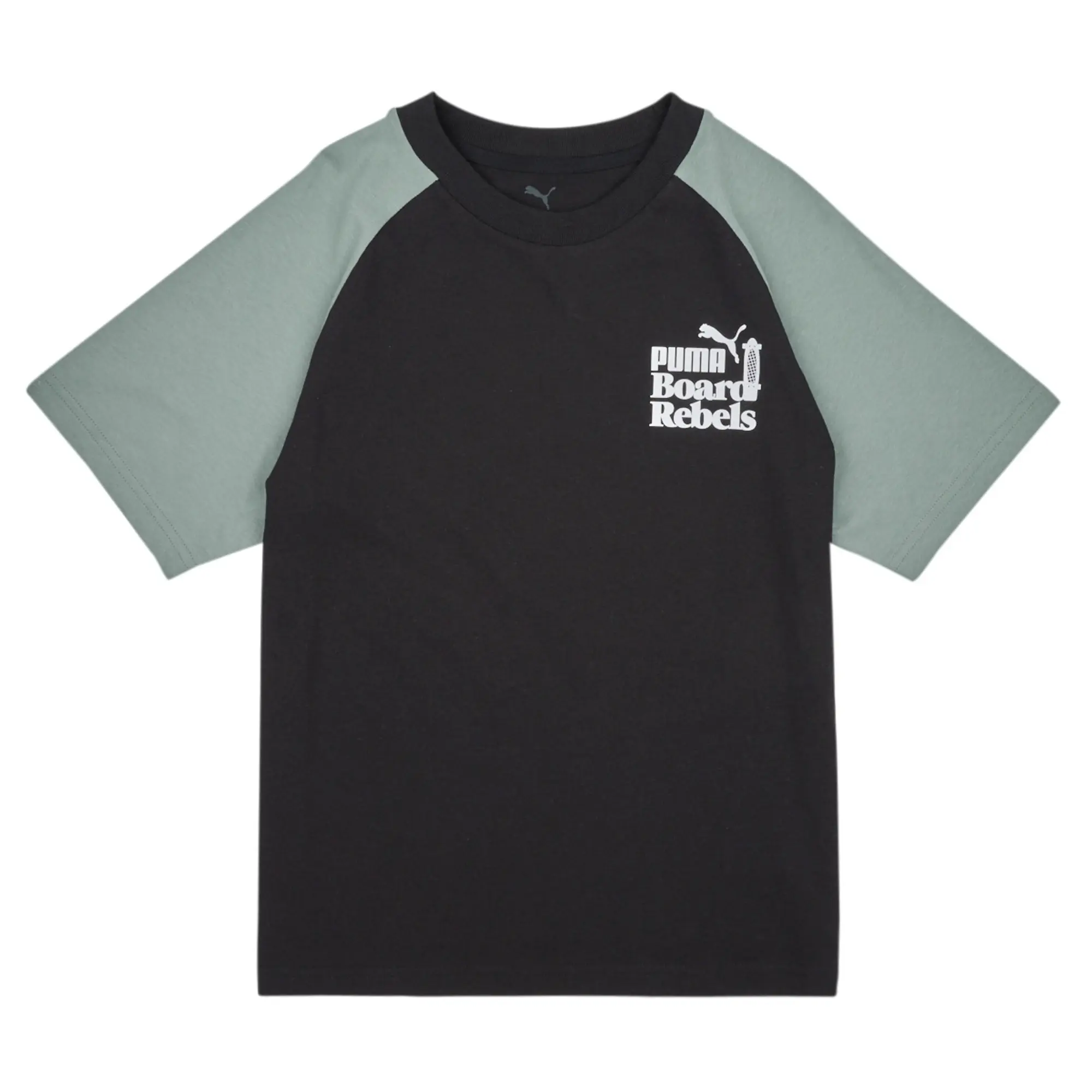 Puma  ESS MID90S GRAPHIC TEE II B  boys's Children's T shirt in Black