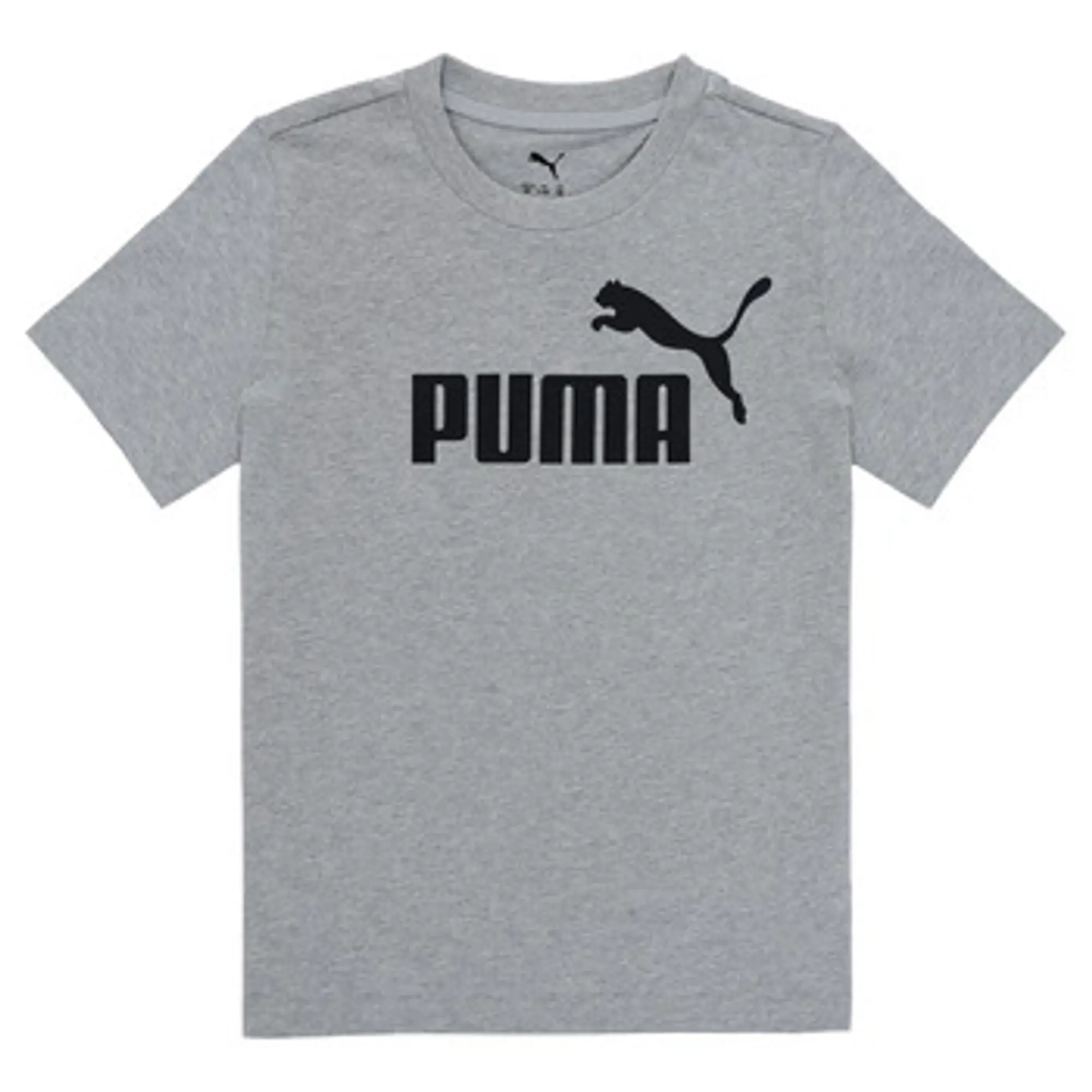 PUMA Ess No. 1 Logo T-Shirt Youth, Medium Grey Heather