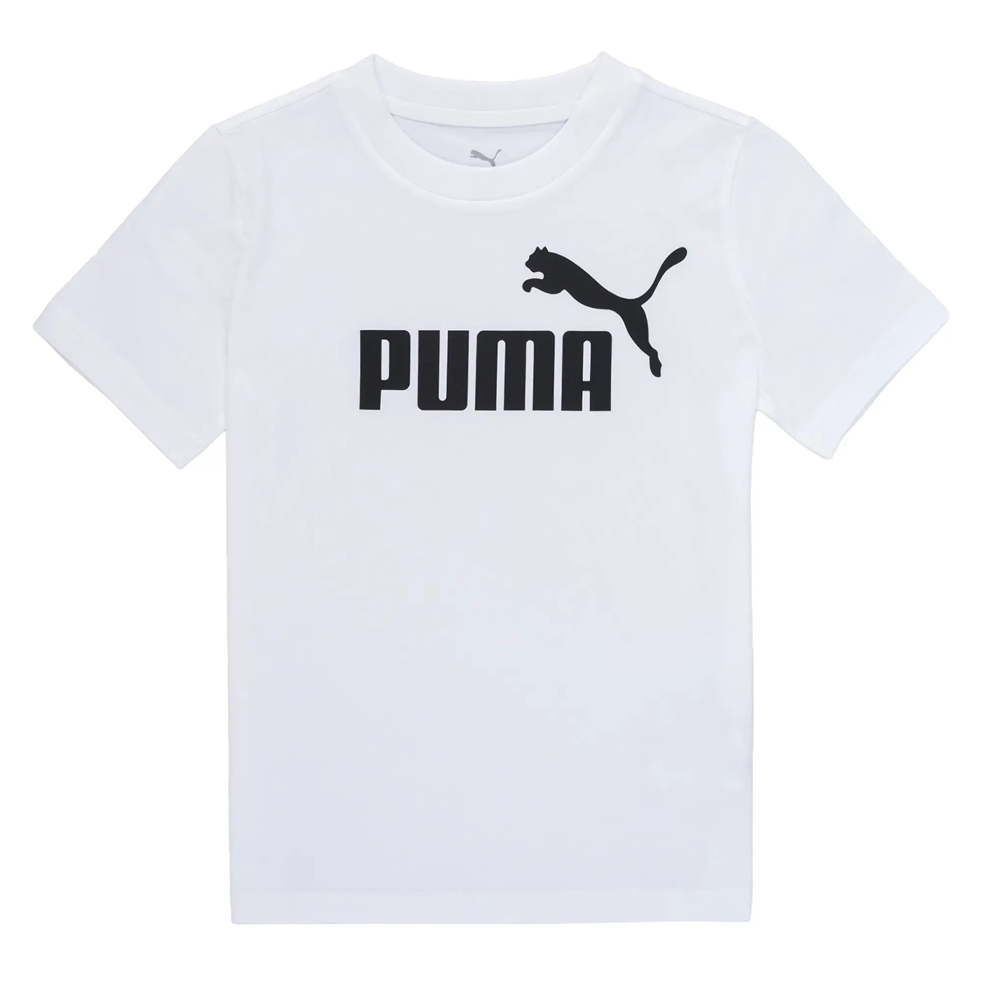 PUMA Ess No. 1 Logo T-Shirt Youth, White