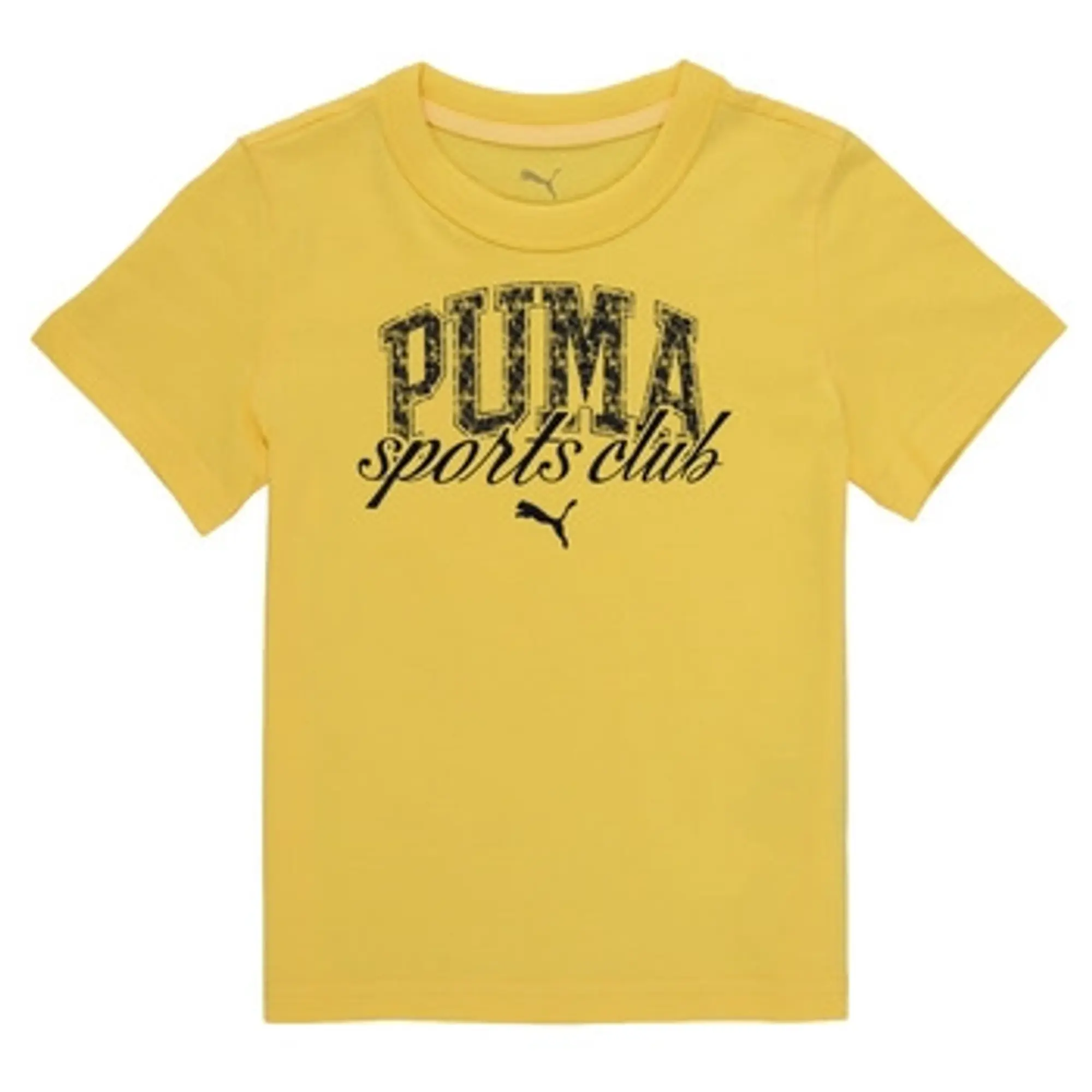 Puma  PUMA CLASS GRAPHIC TEE B  boys's Children's T shirt in Yellow