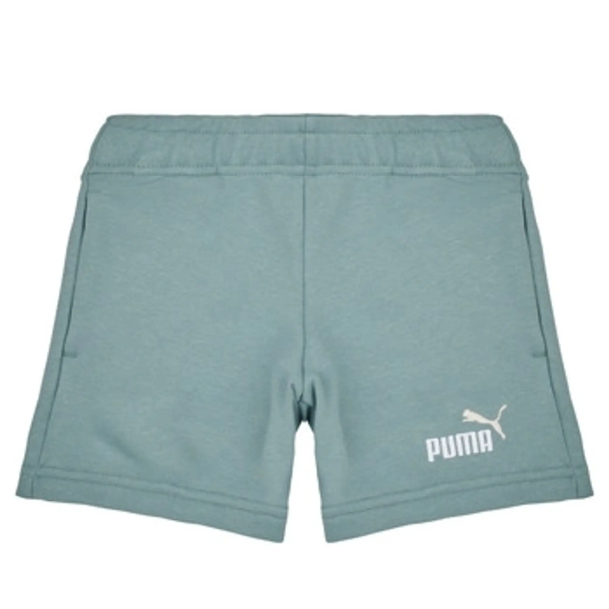 Puma  ESS 2 COLOR NO1 LOGO SHORTS  boys's Children's shorts in Green