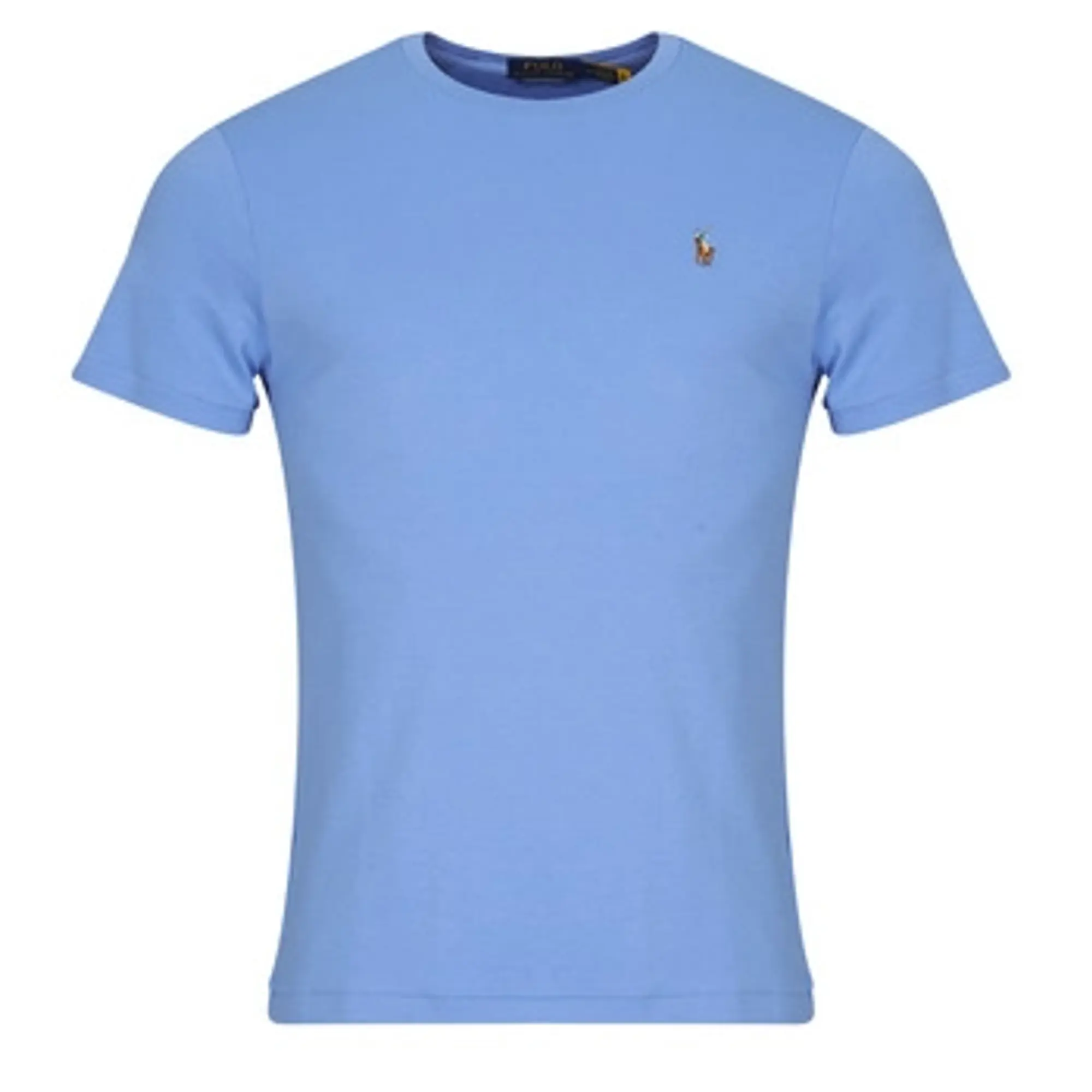 Polo Ralph Lauren  T-SHIRT AJUSTE EN PIMA COTON  men's T shirt in Blue