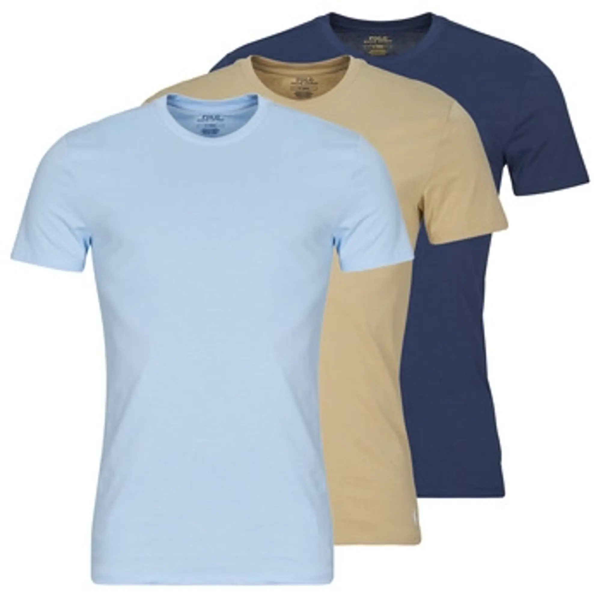 Polo Ralph Lauren  S/S CREW 3 PACK CREW UNDERSHIRT  men's T shirt in Multicolour