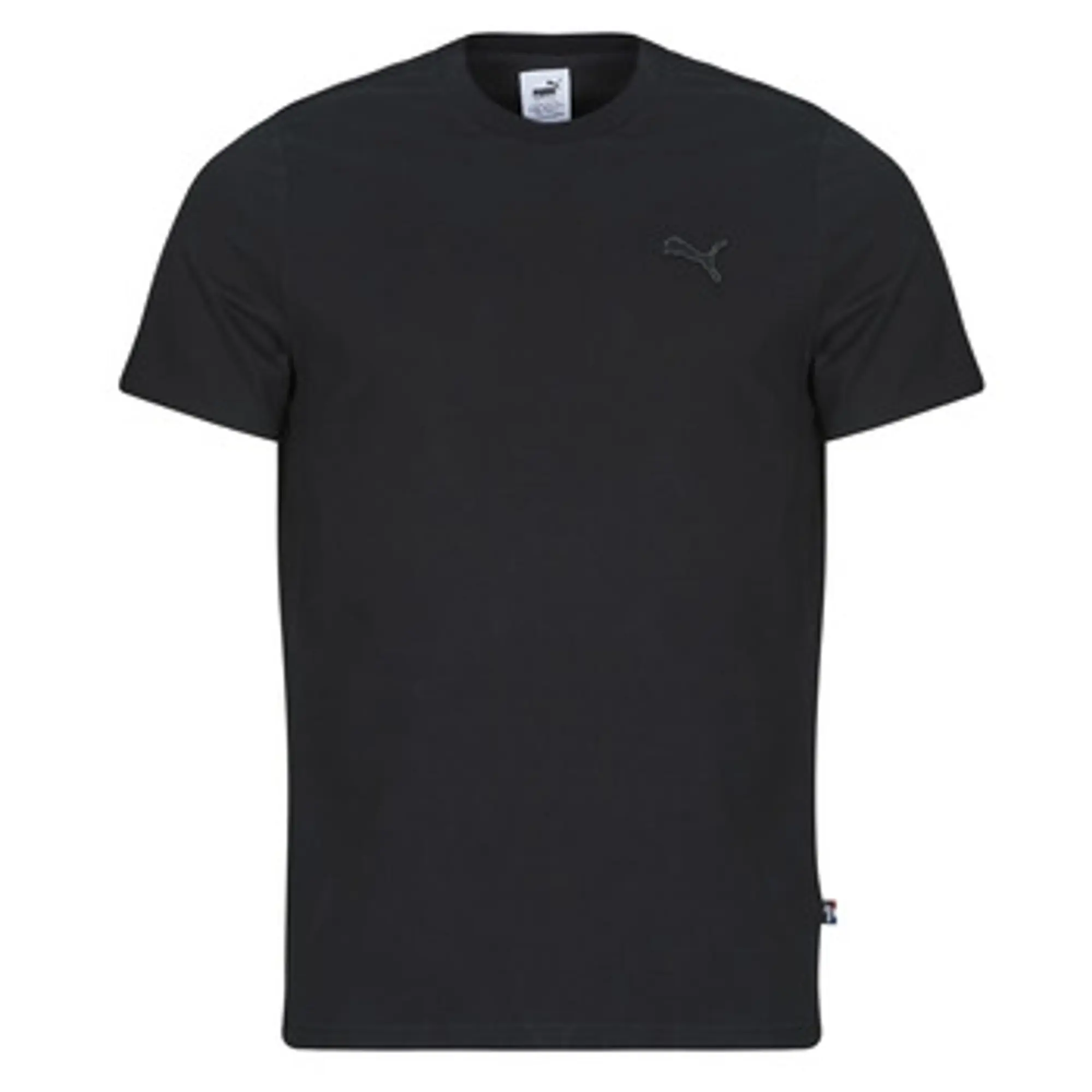 Puma  TEE MIF BADGE BRODE  men's T shirt in Black