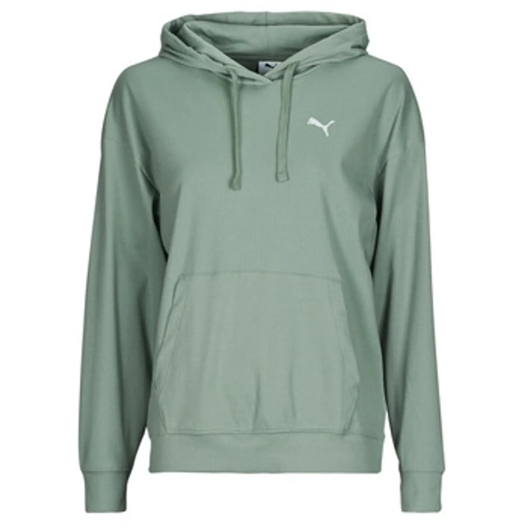 Puma  ESS ELEVATED RIB HOODIE  women's Sweatshirt in Green