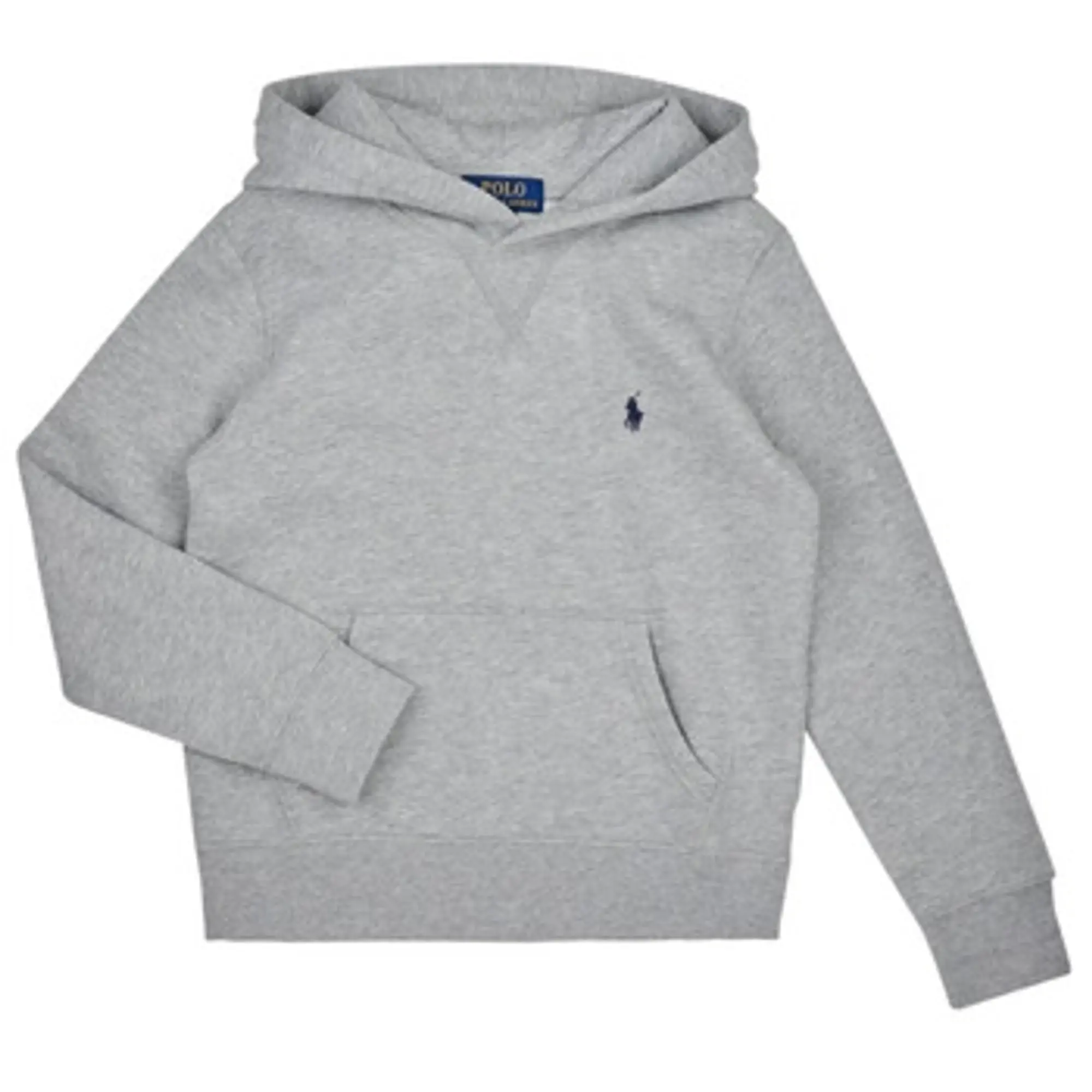 Polo Ralph Lauren  LS PO HOOD-TOPS-KNIT  girls's Children's Sweatshirt in Grey