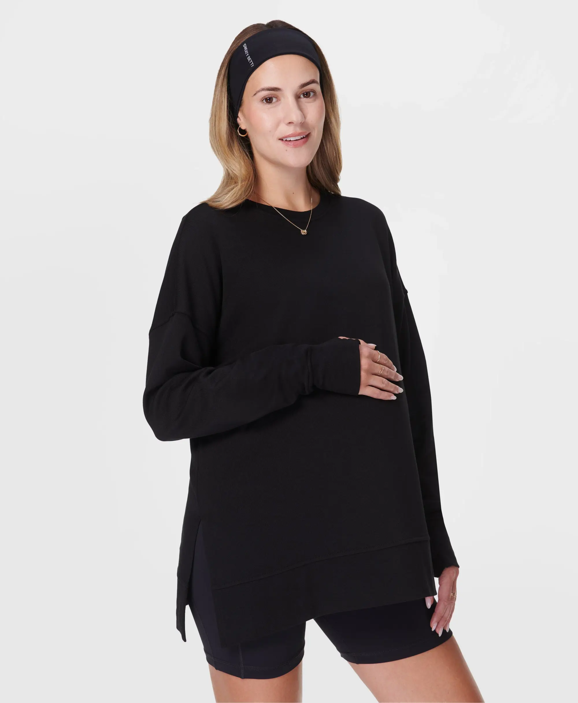 After Class Maternity Longline Sweatshirt