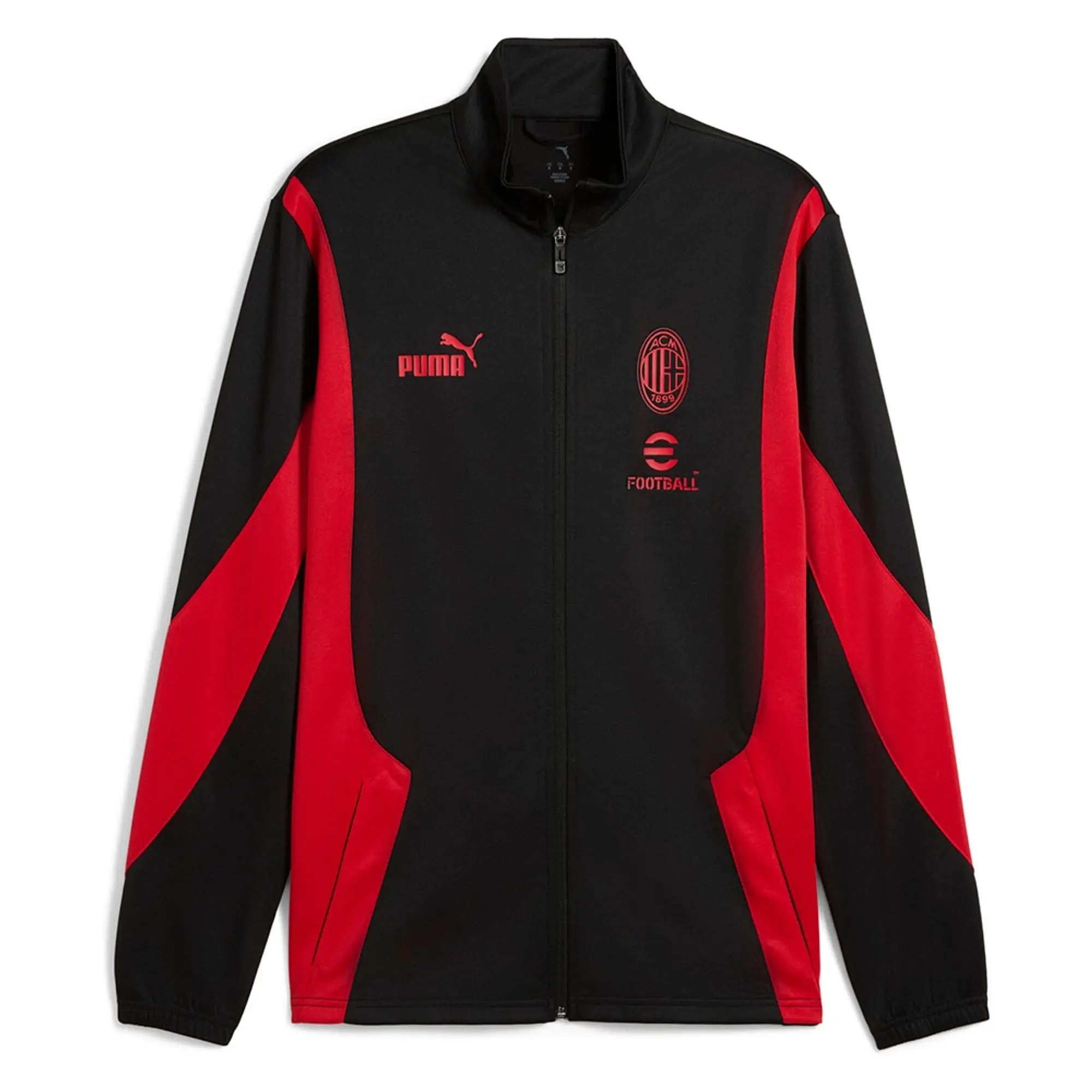 PUMA AC Milan Ftblnrgy+ Jacket Men, Black/For All Time Red