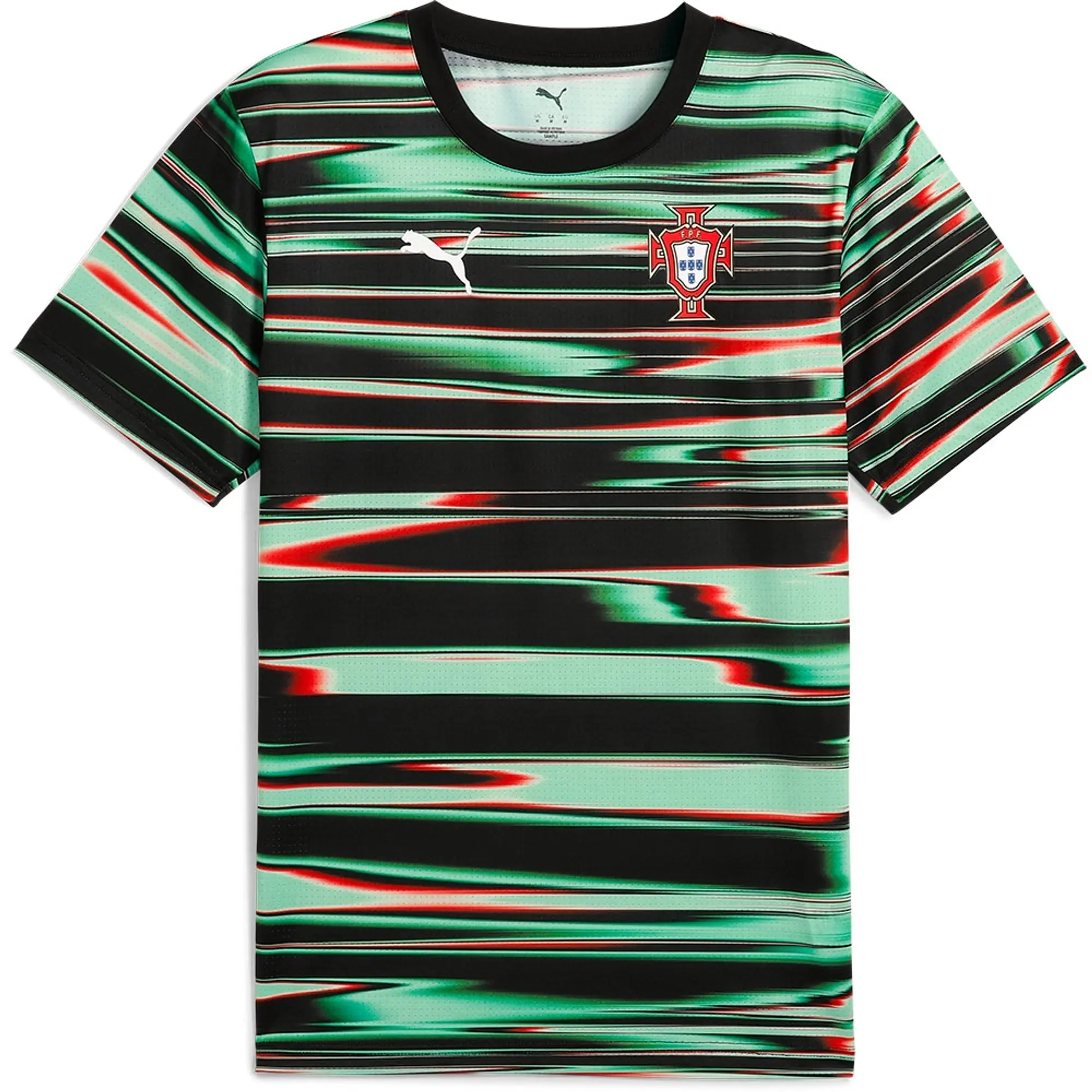 Portugal PUMA Prematch Jersey - Black