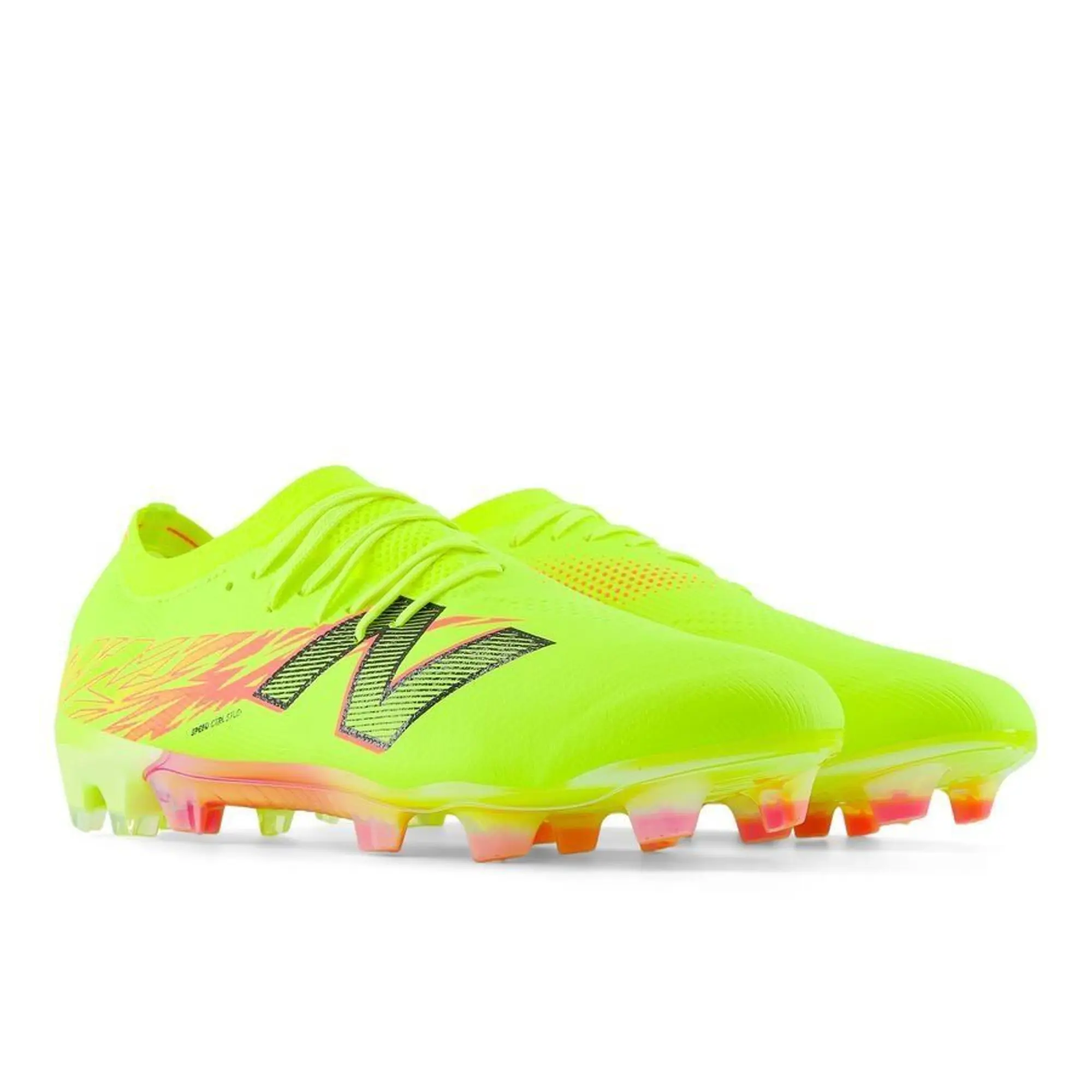 New Balance Men's FURON ELITE FG V8 - FIRST EDITION in Yellow/Red Synthetic