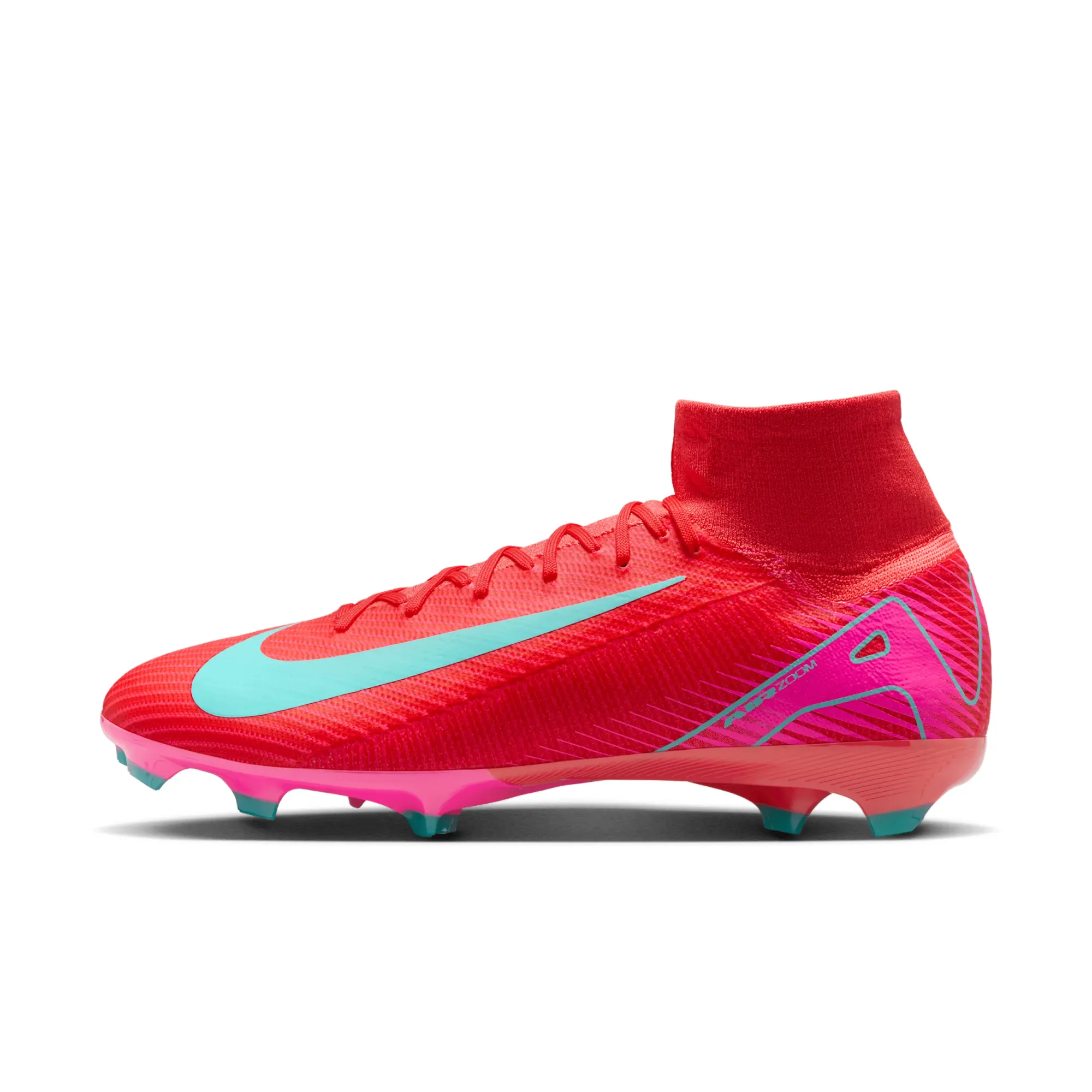 Nike Mercurial Superfly 10 Pro FG High-Top Football Boot - Red