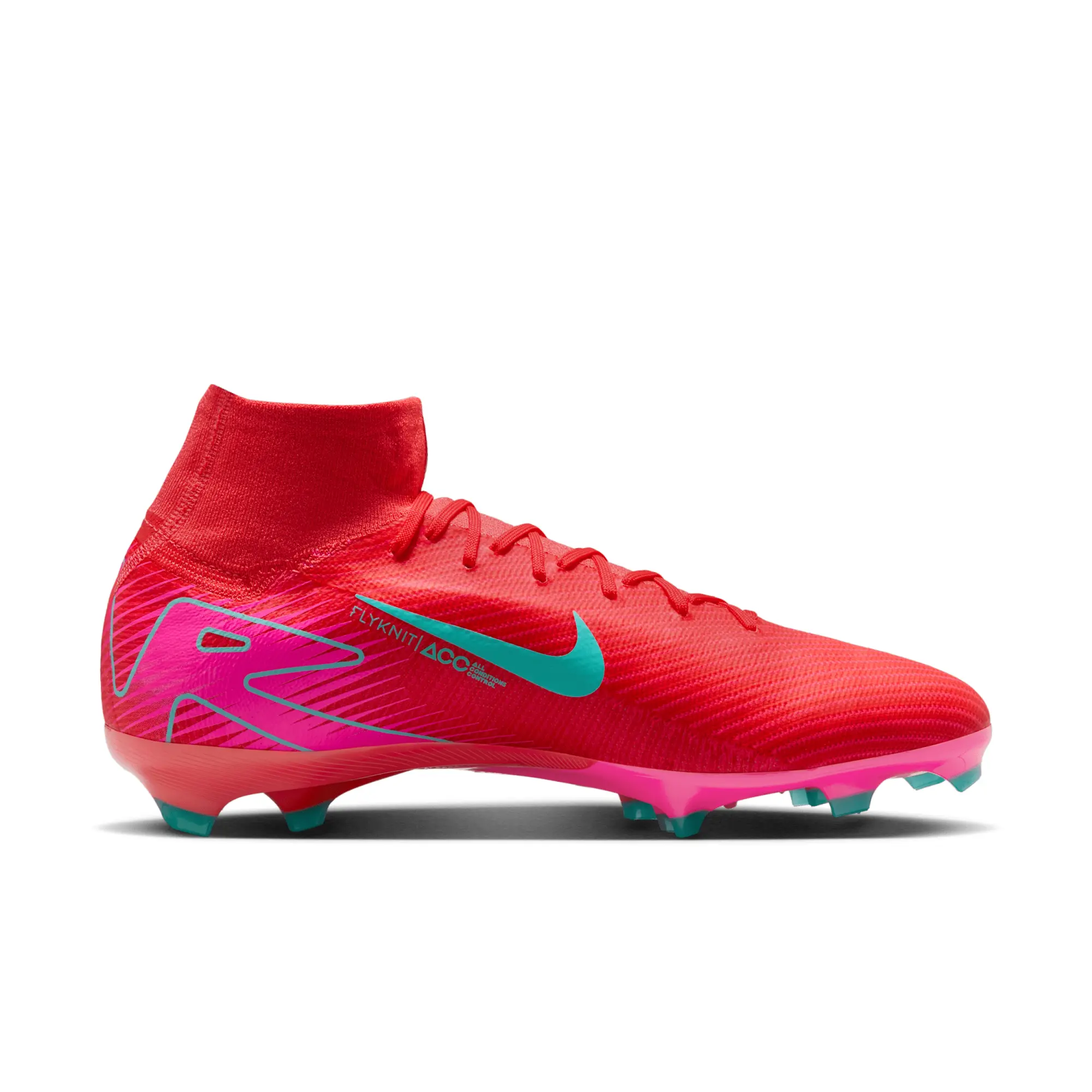 Nike Mercurial Superfly 10 Pro FG High-Top Football Boot - Red