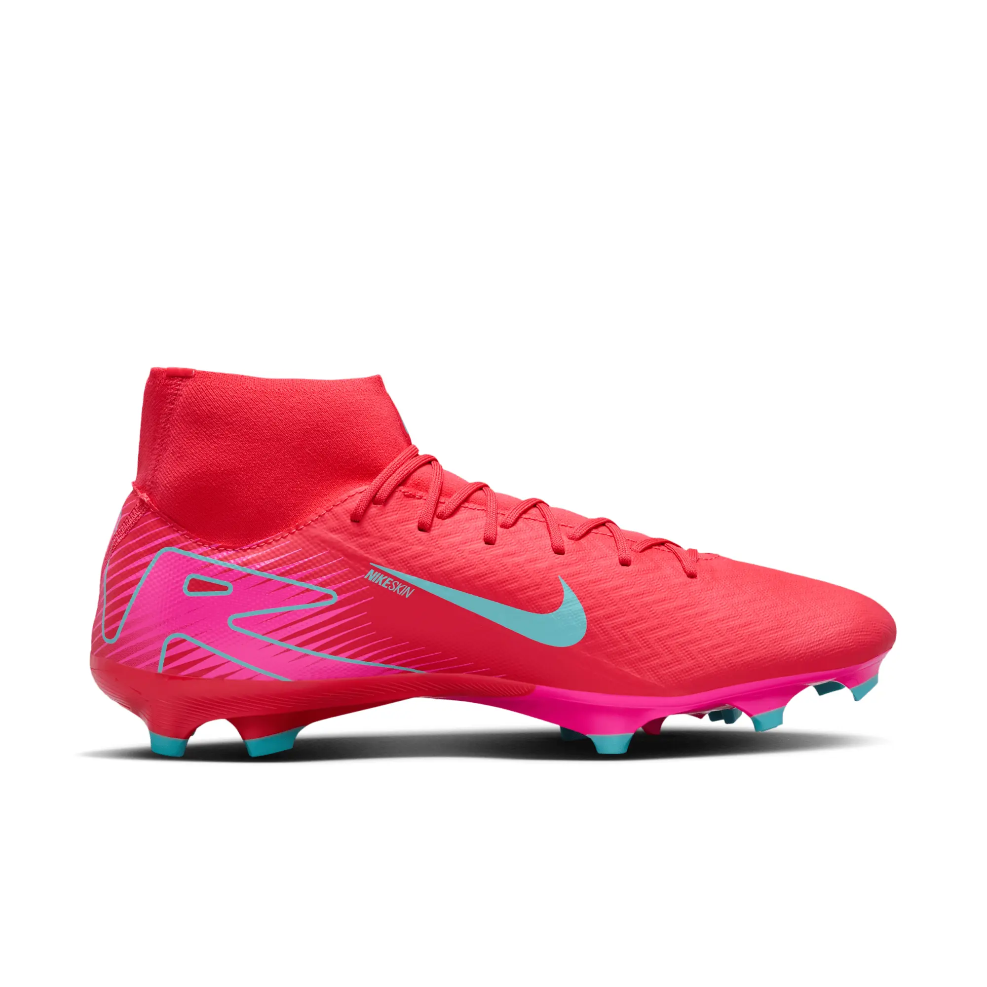 Nike Mercurial Superfly 10 Academy MG High-Top Football Boot - Red