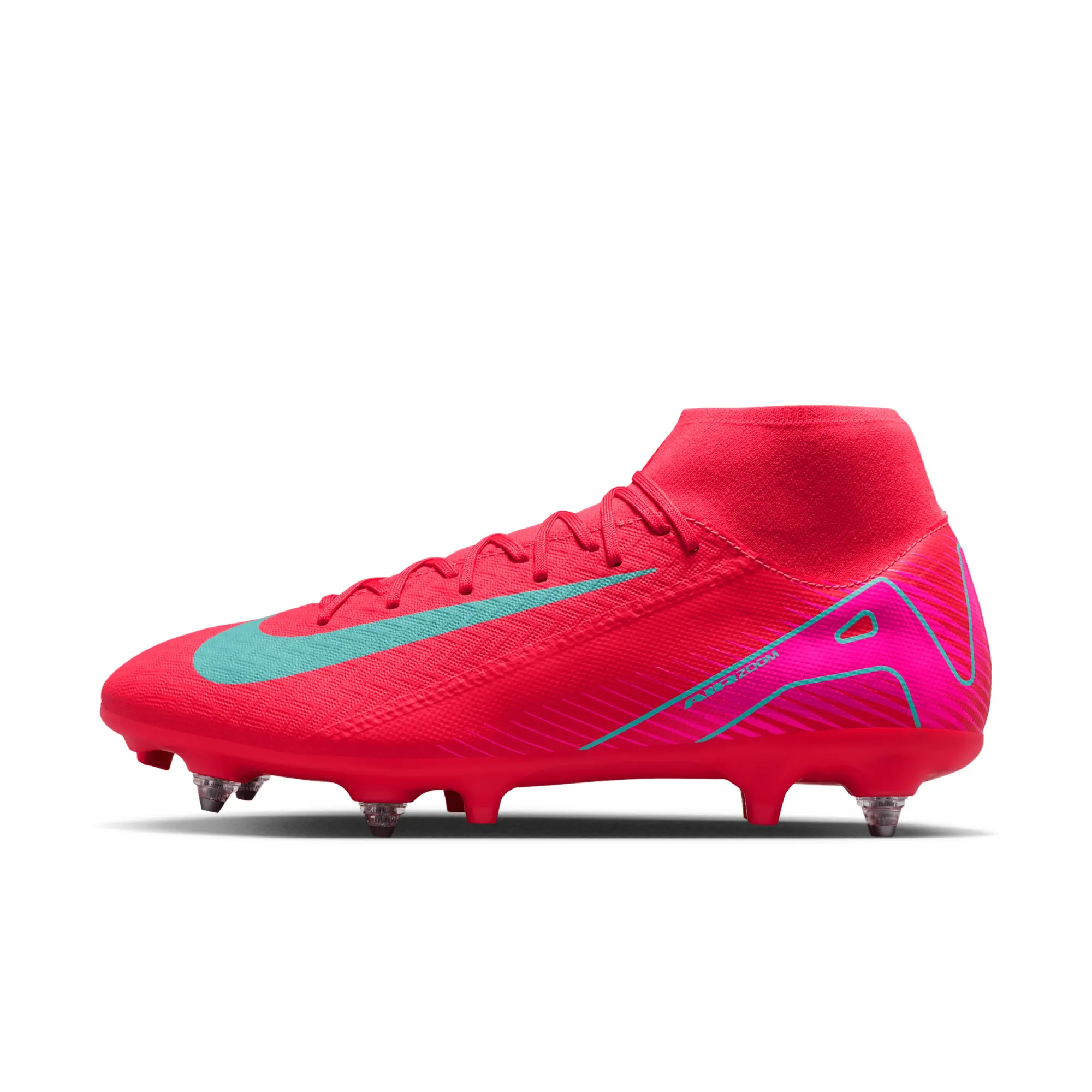 Nike Mercurial Superfly 10 Academy SG-Pro High-Top Football Boot - Red