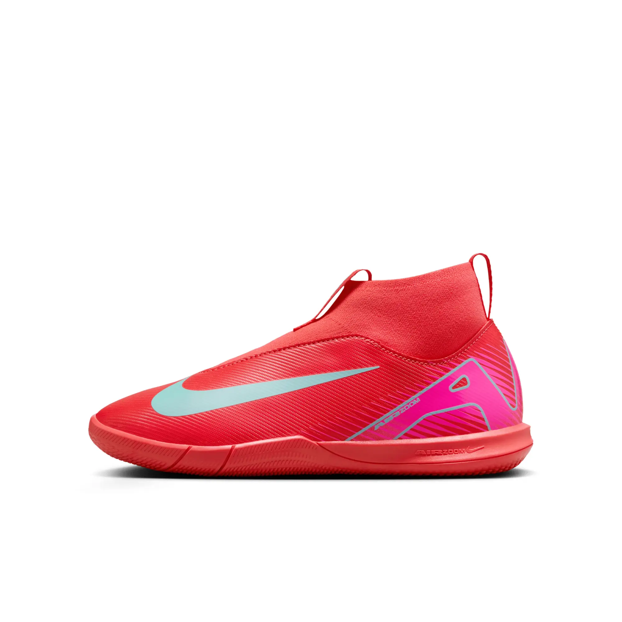 Nike Jr. Mercurial Superfly 10 Academy Younger/Older Kids' IC High-Top Football Shoes - Red