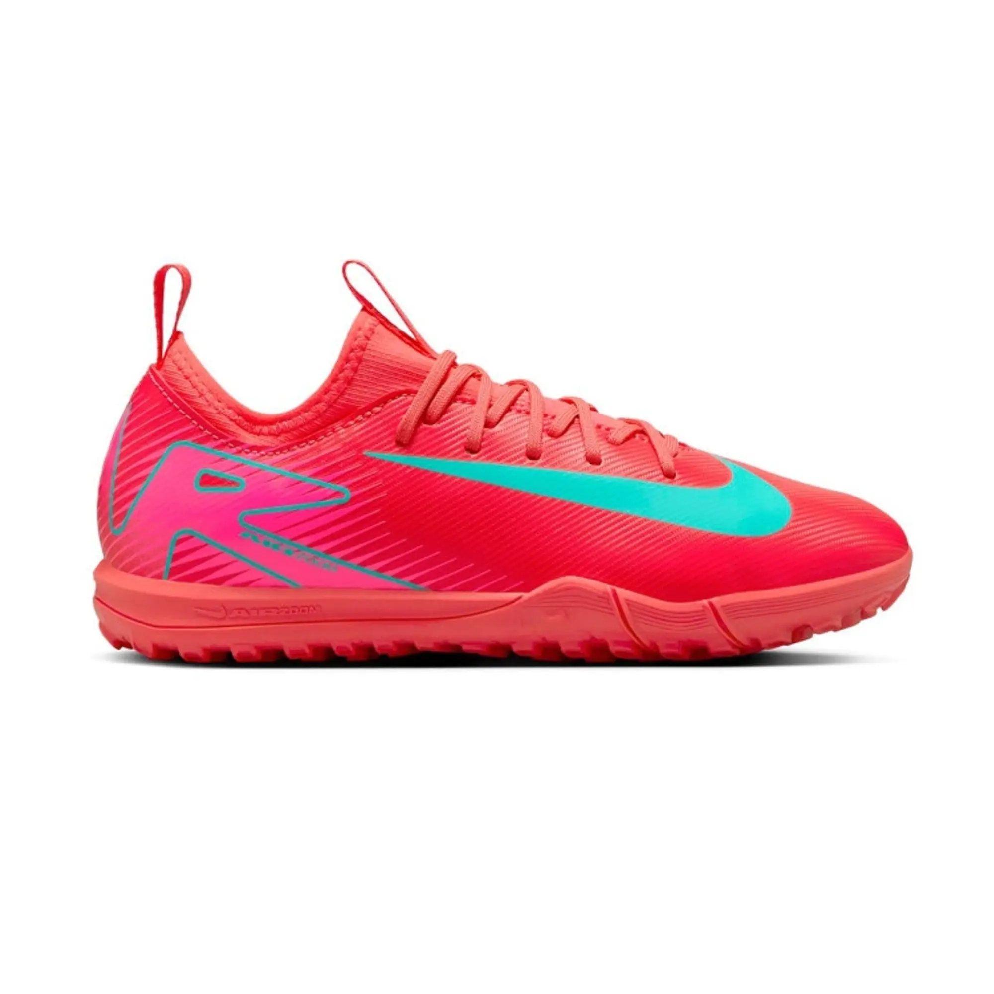 Nike Air Zoom Mercurial Vapor 16 Academy Tf Mad Energy - Ember Glow/Aurora Green Kids - ['Red']