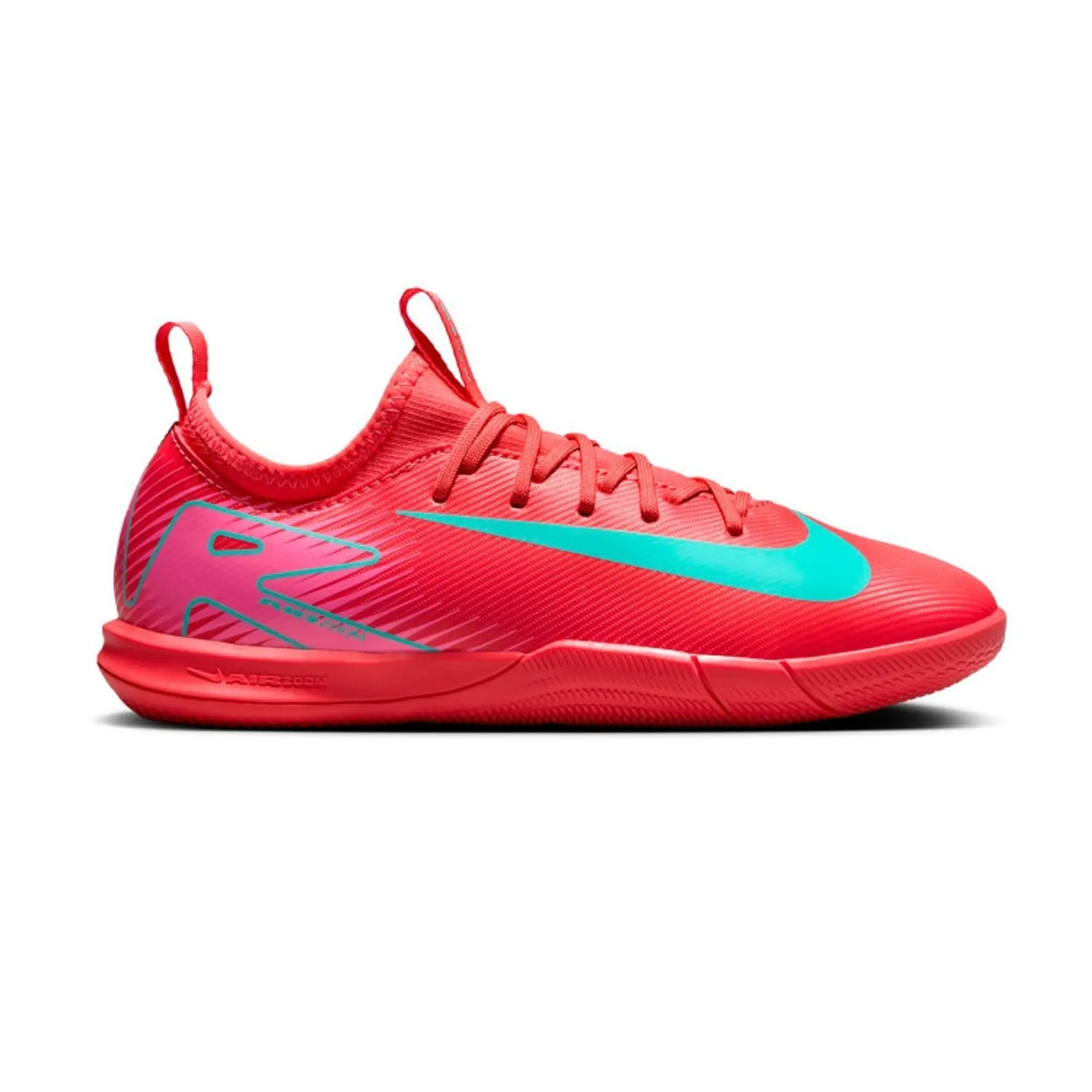 Nike Air Zoom Mercurial Vapor 16 Academy Ic Mad Energy - Ember Glow/Aurora Green Kids - ['Red']