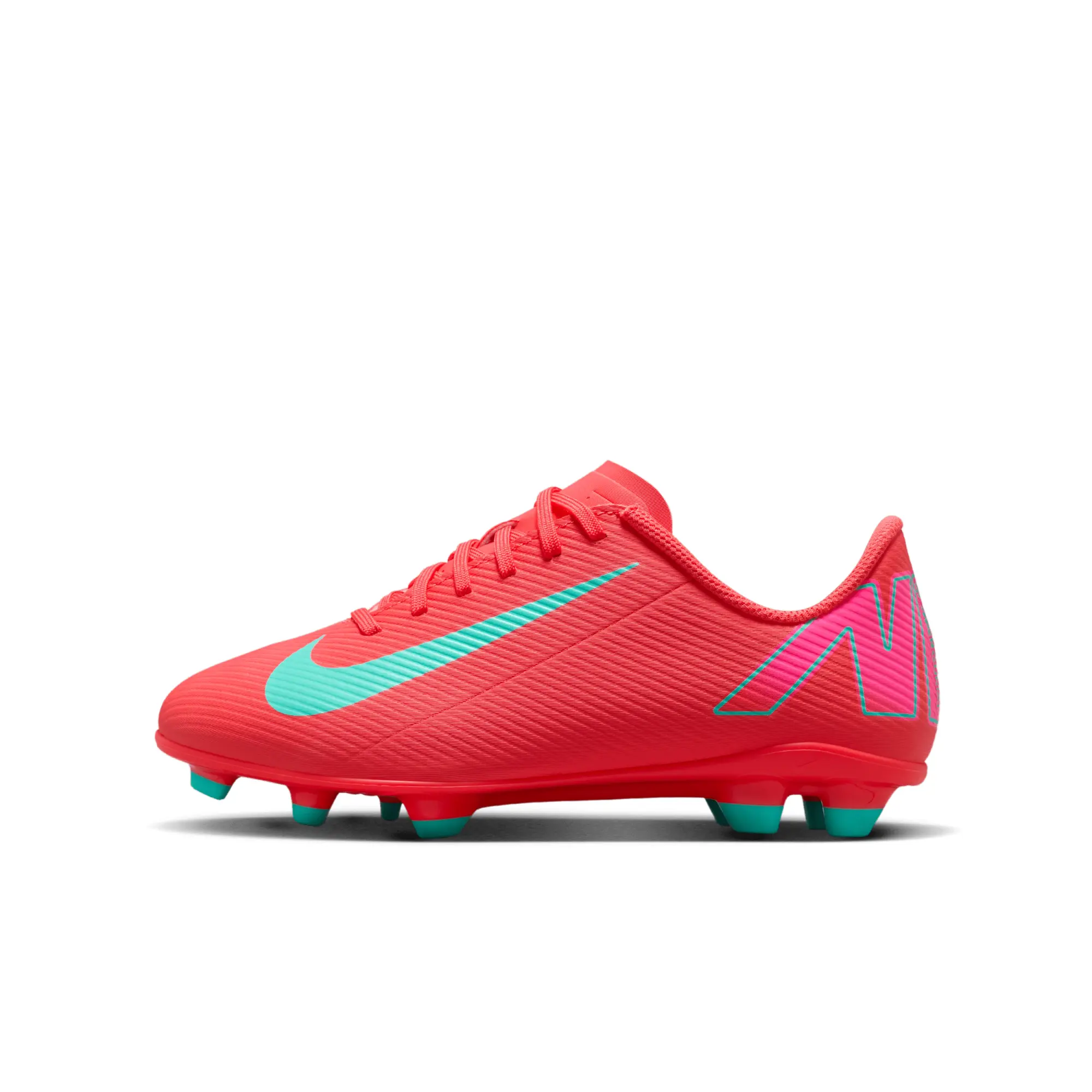 Nike Jr. Mercurial Vapor 16 Club Younger/Older Kids' MG Low-Top Football Boot - Red