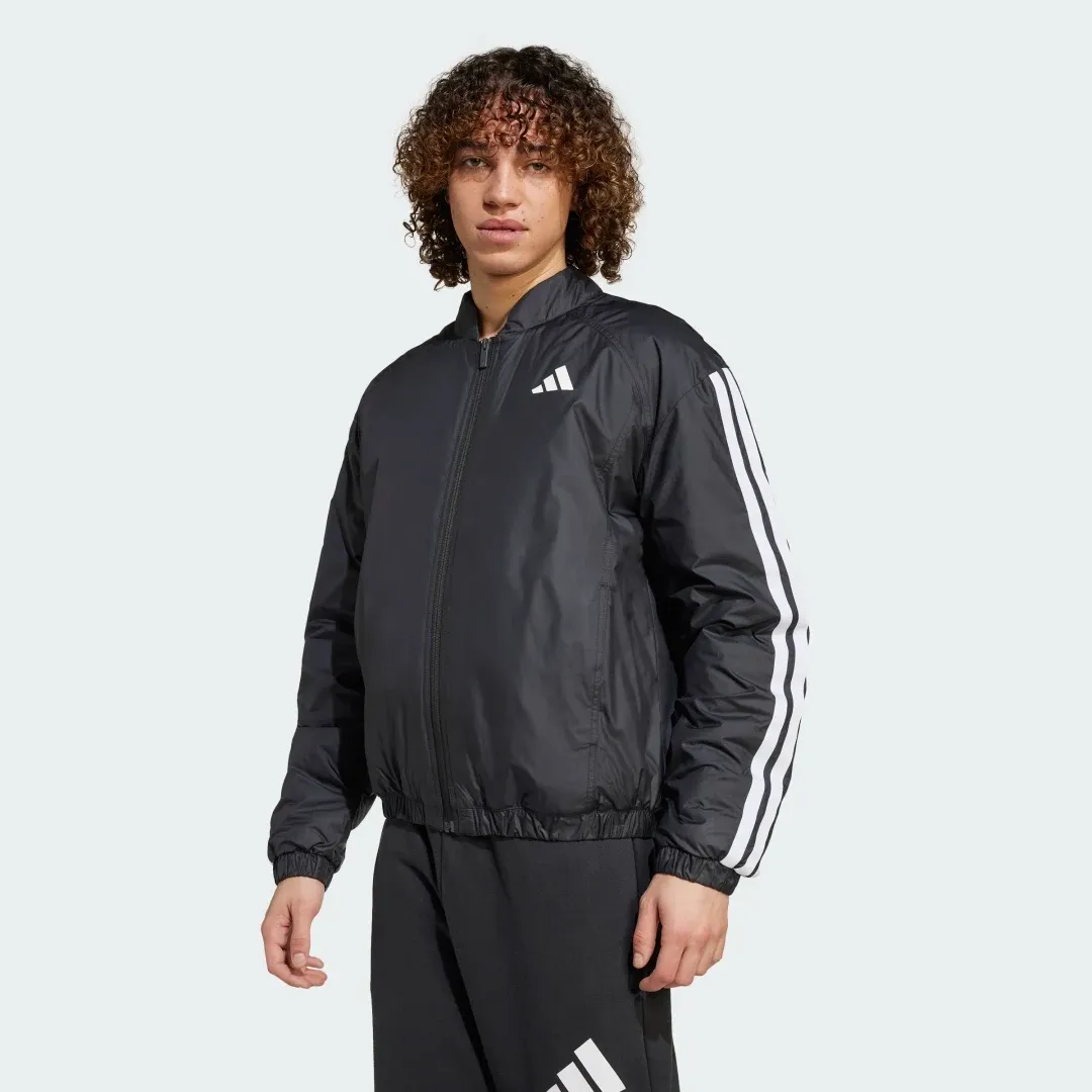 adidas Men Essentials 3 Stripes Insulated Bomber Jacket | JD1294