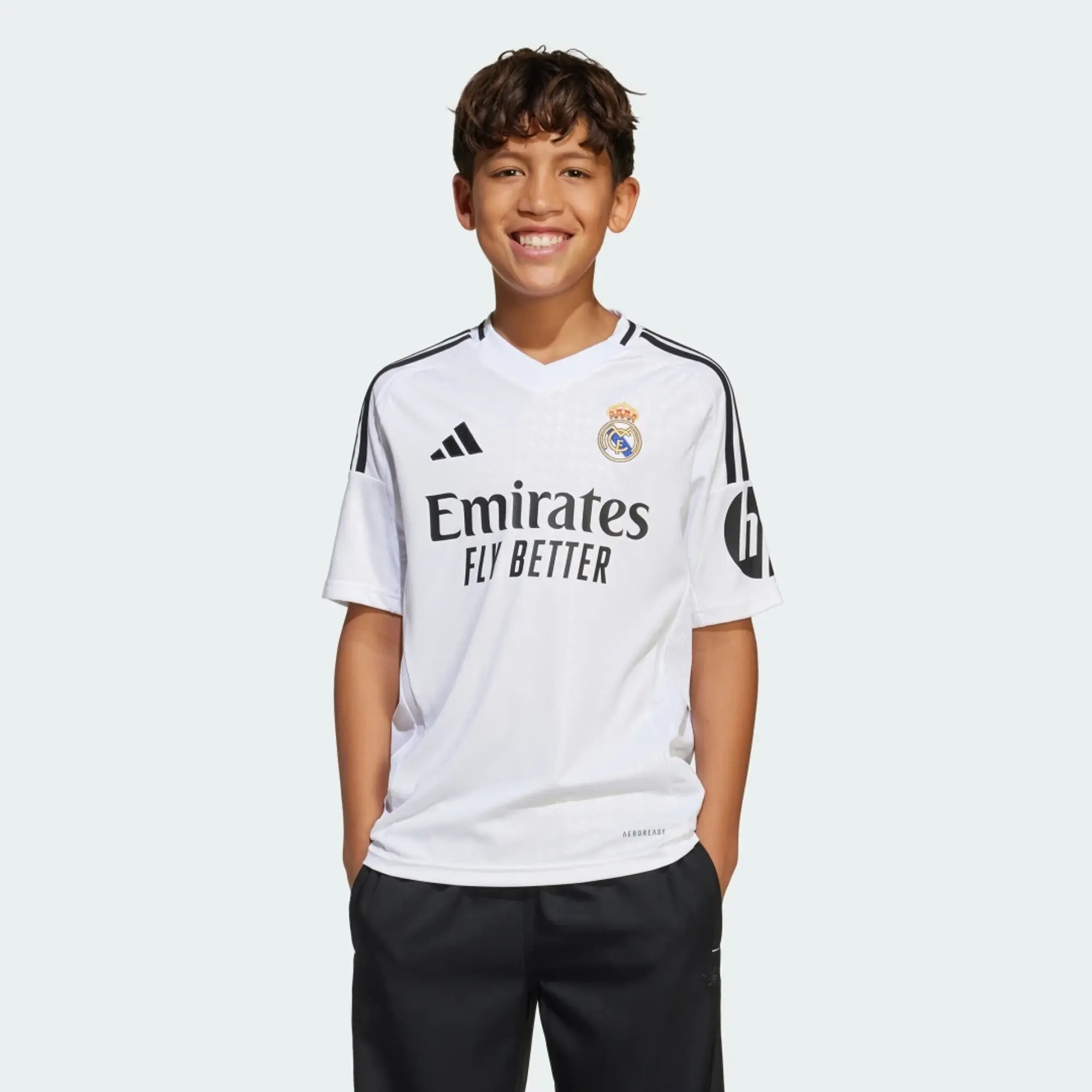 Adidas Real Madrid 24/25 Home Junior Short Sleeve T-shirt