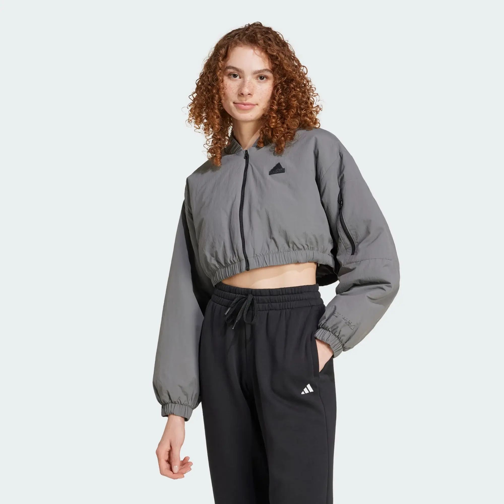 adidas Women City Escape Padded Bomber Jacket