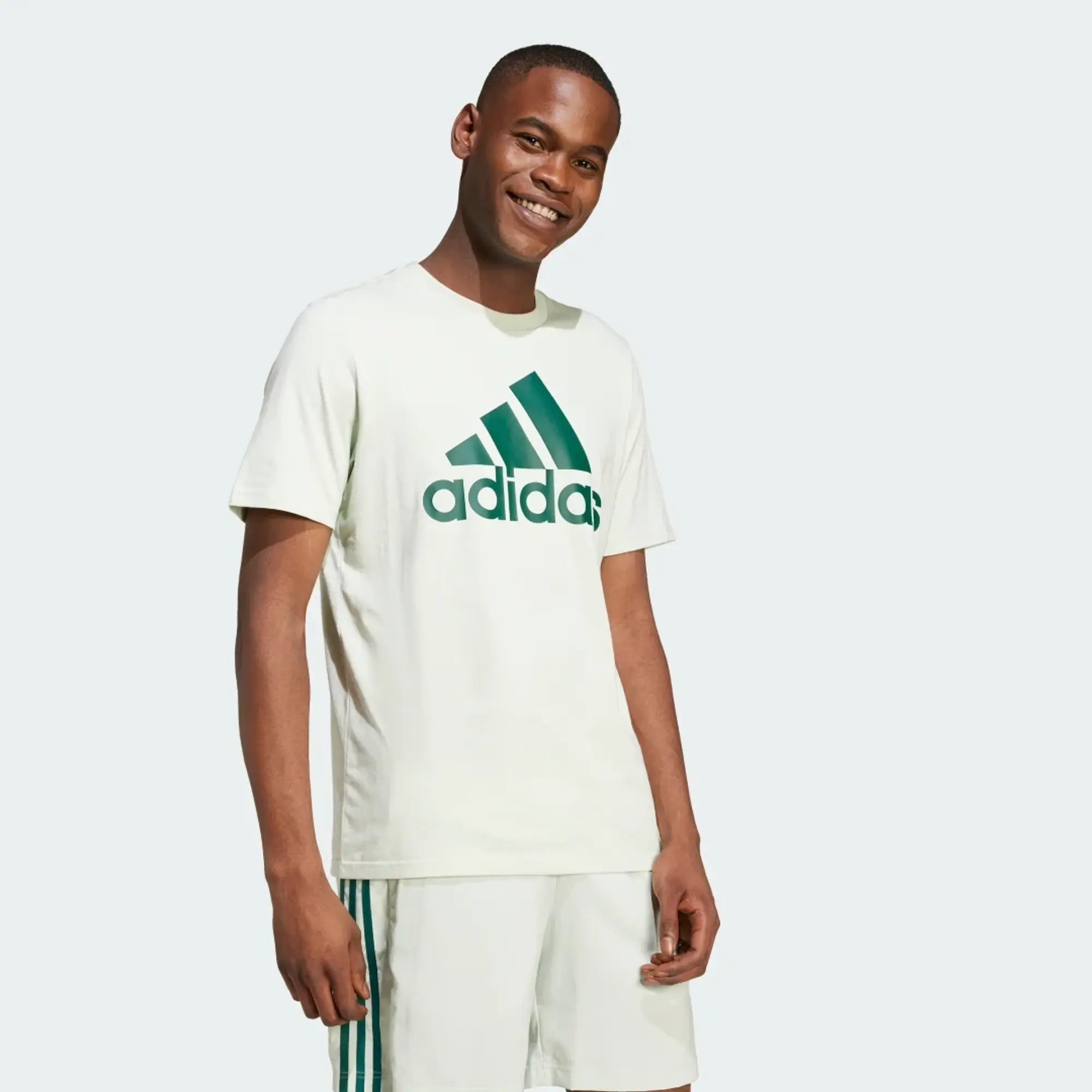 adidas Men Essentials Single Jersey Big Logo Tee