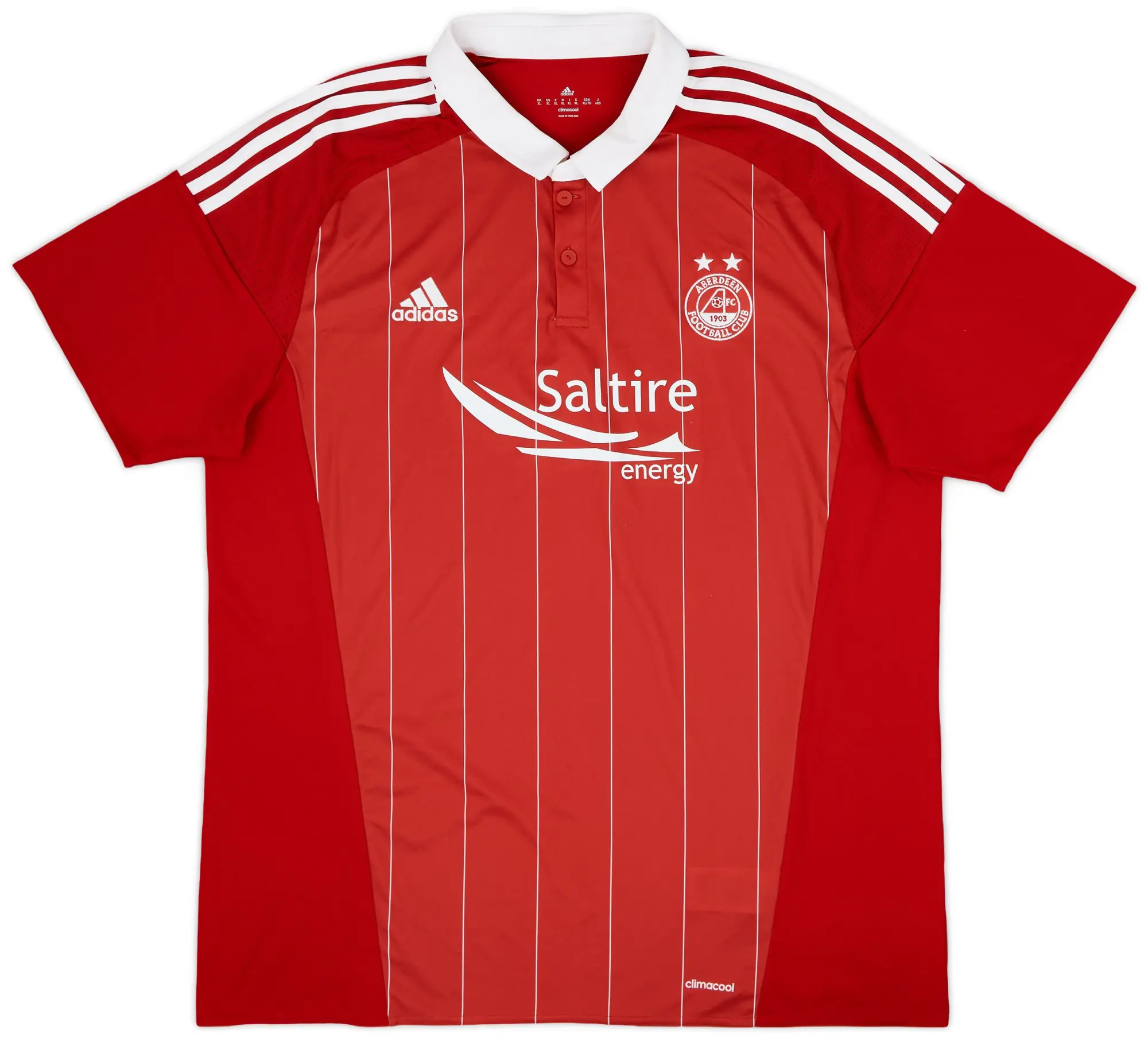 adidas 2016-17 Aberdeen Home Shirt - 9/10 - (XL)