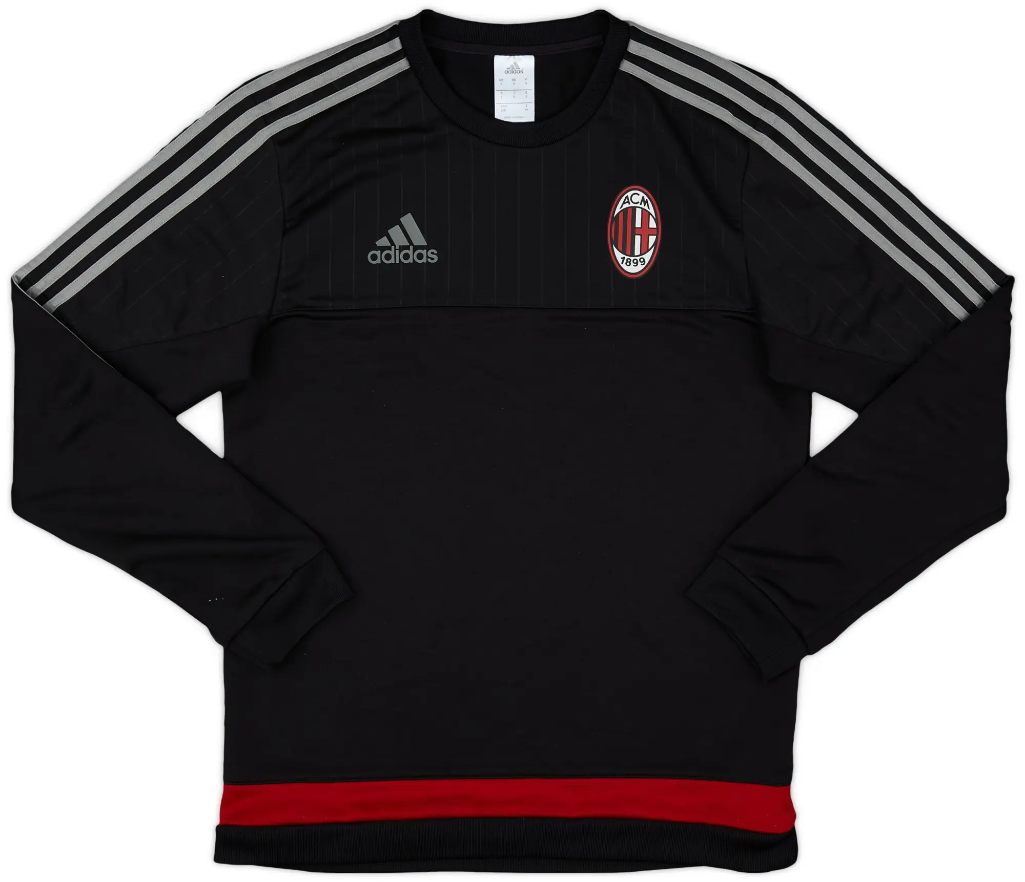 2015-16 AC Milan adidas Sweat Top - 7/10 - (S)