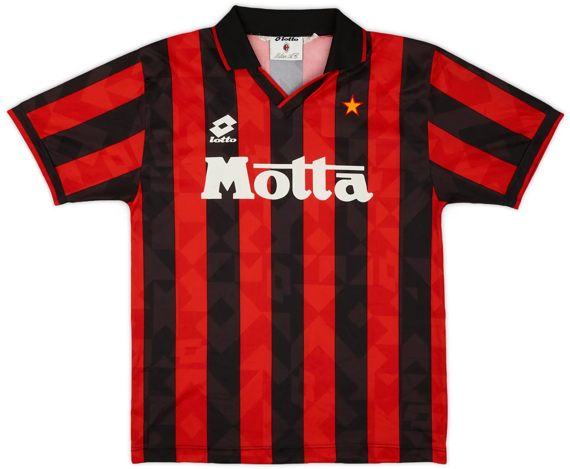 Lotto 1993-94 AC Milan Home Shirt - 8/10 - (S)