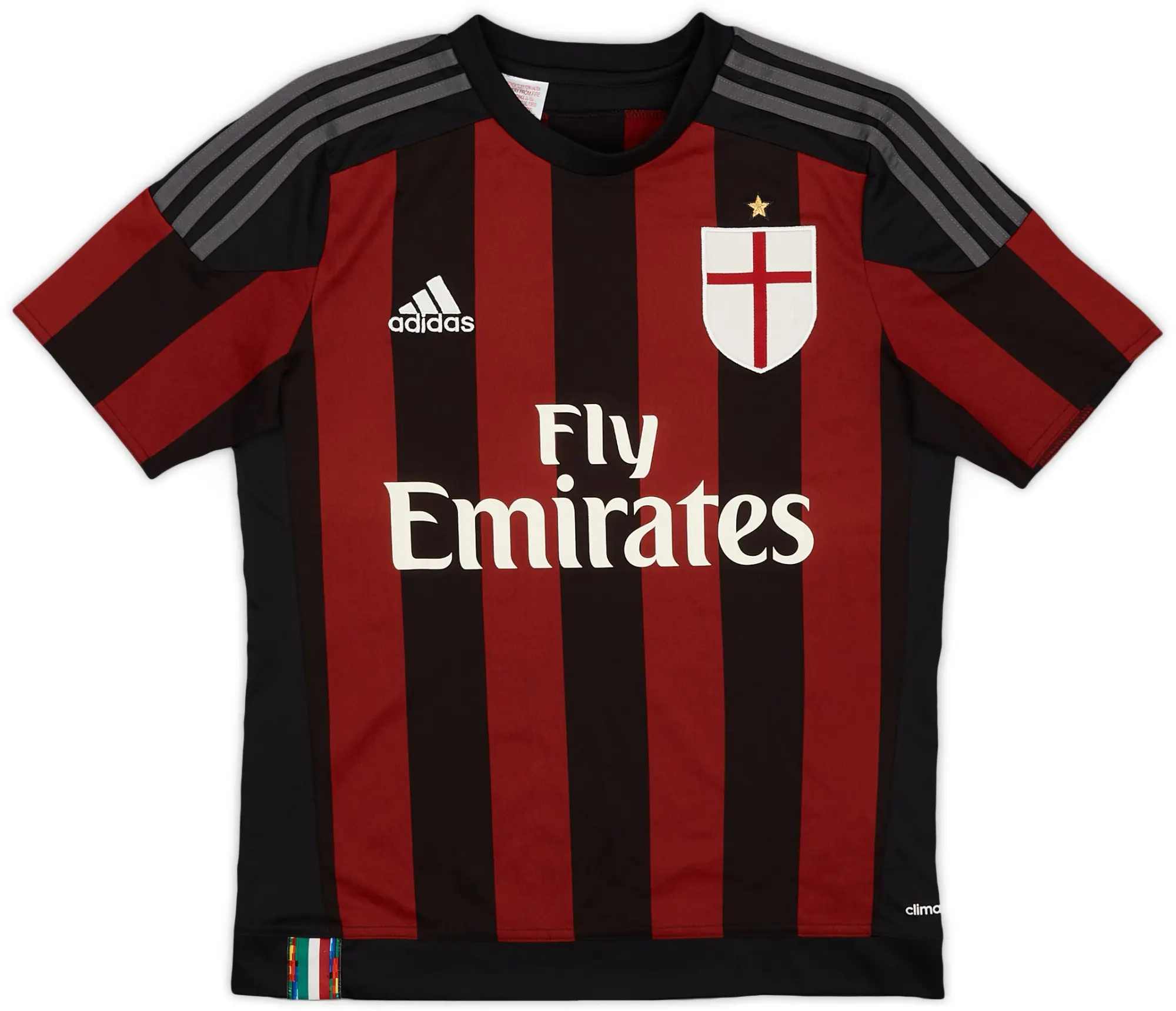 adidas 2016-17 AC Milan Home Shirt - 8/10 - (L.Boys)