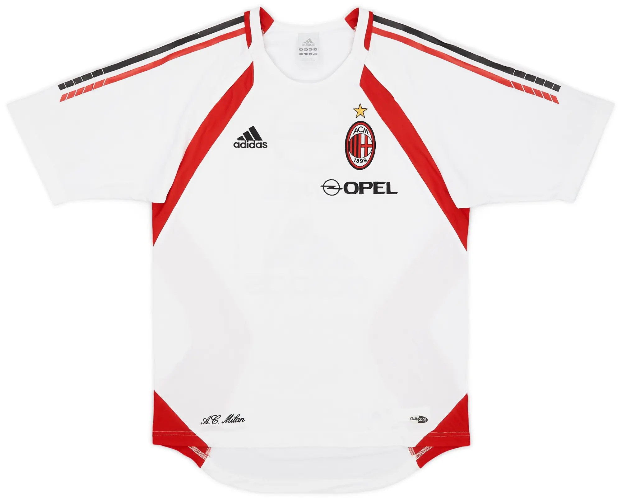 2005-06 AC Milan adidas Training Shirt - 6/10 - (M)