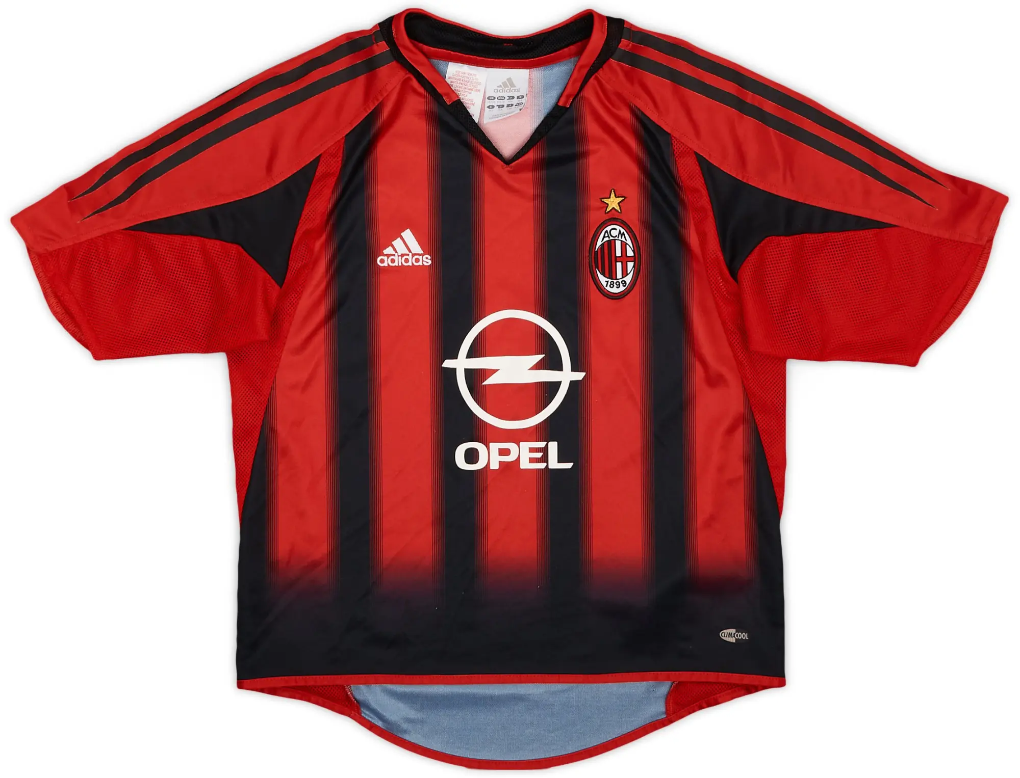 adidas 2004-05 AC Milan Home Shirt - 8/10 - (M.Boys)