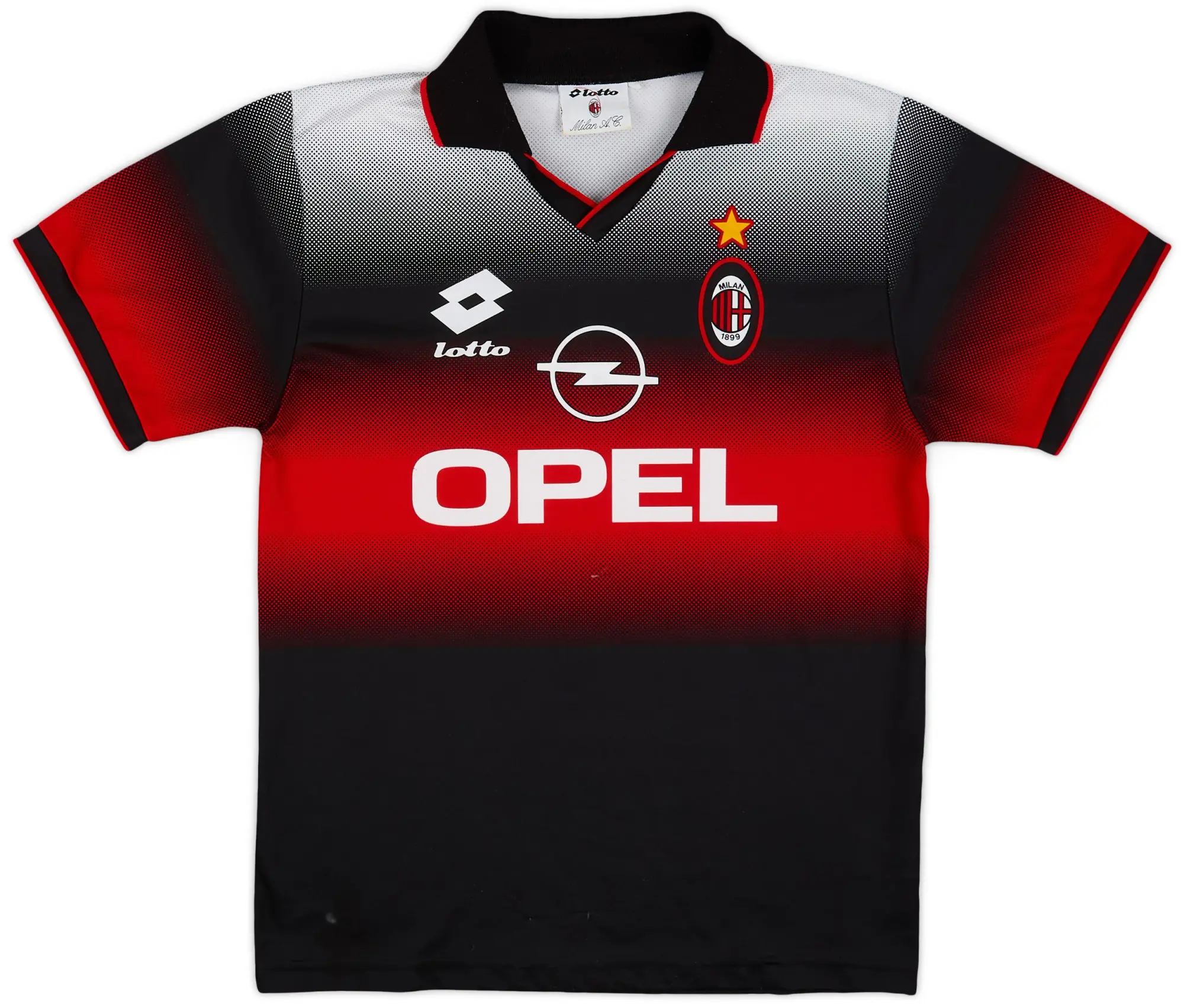 1995-96 AC Milan Lotto Training Shirt - 8/10 - (L)