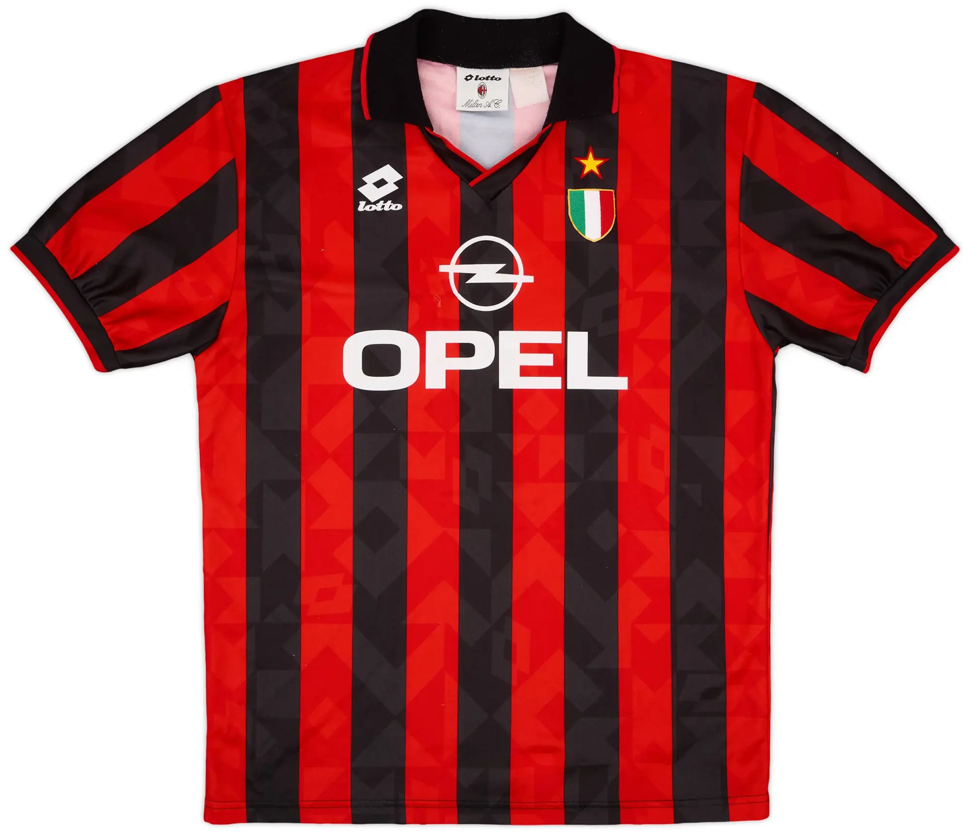 Lotto 1994-95 AC Milan Home Shirt - 8/10 - (L)