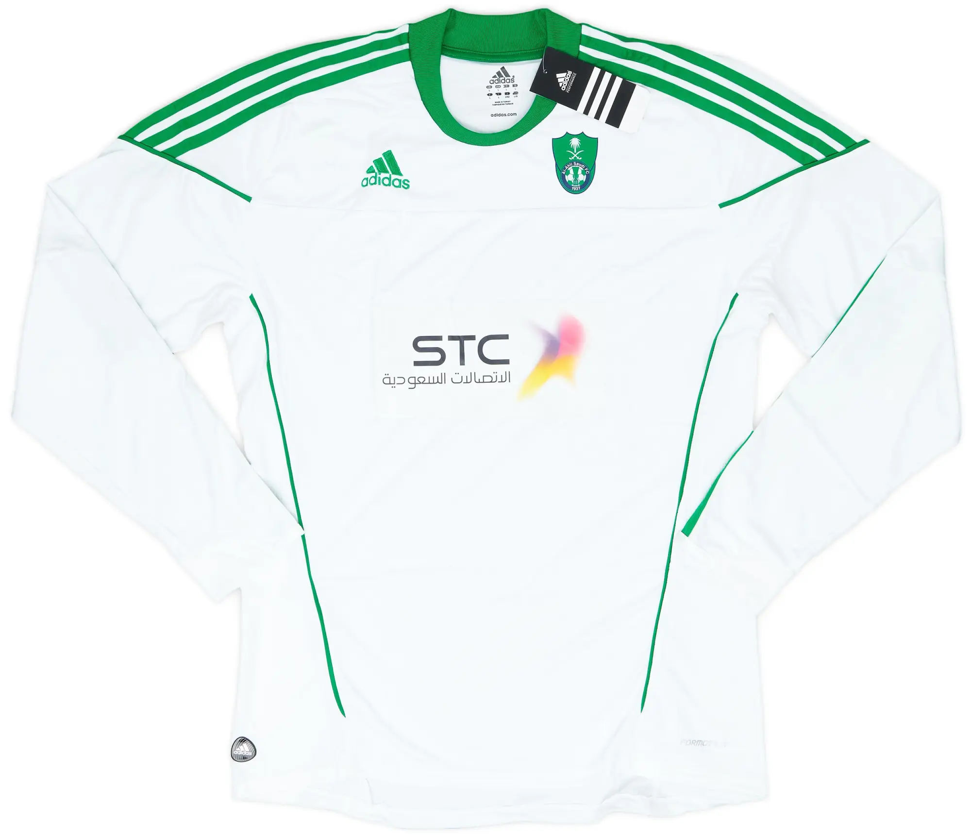 adidas 2010-11 Al-Ahli Saudi Home L/S Shirt (L)