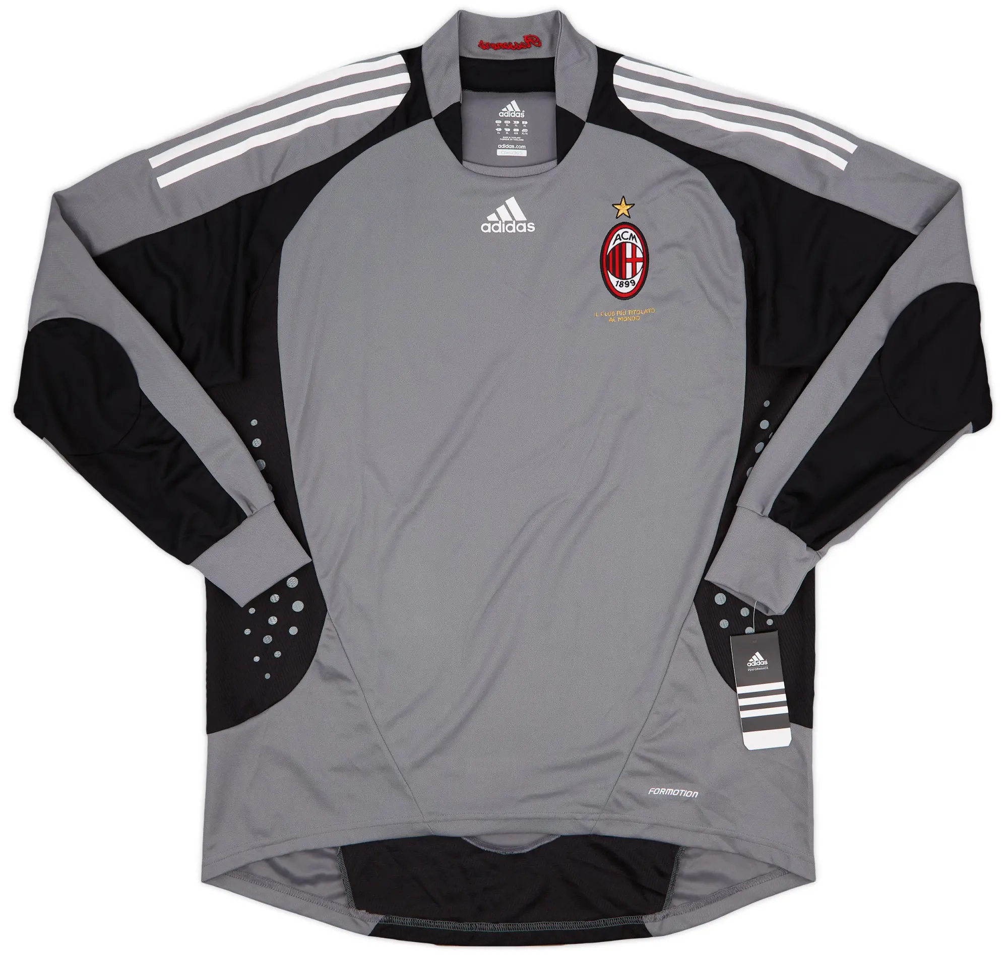 adidas 2008-09 AC Milan Player Issue GK Shirt (XL)