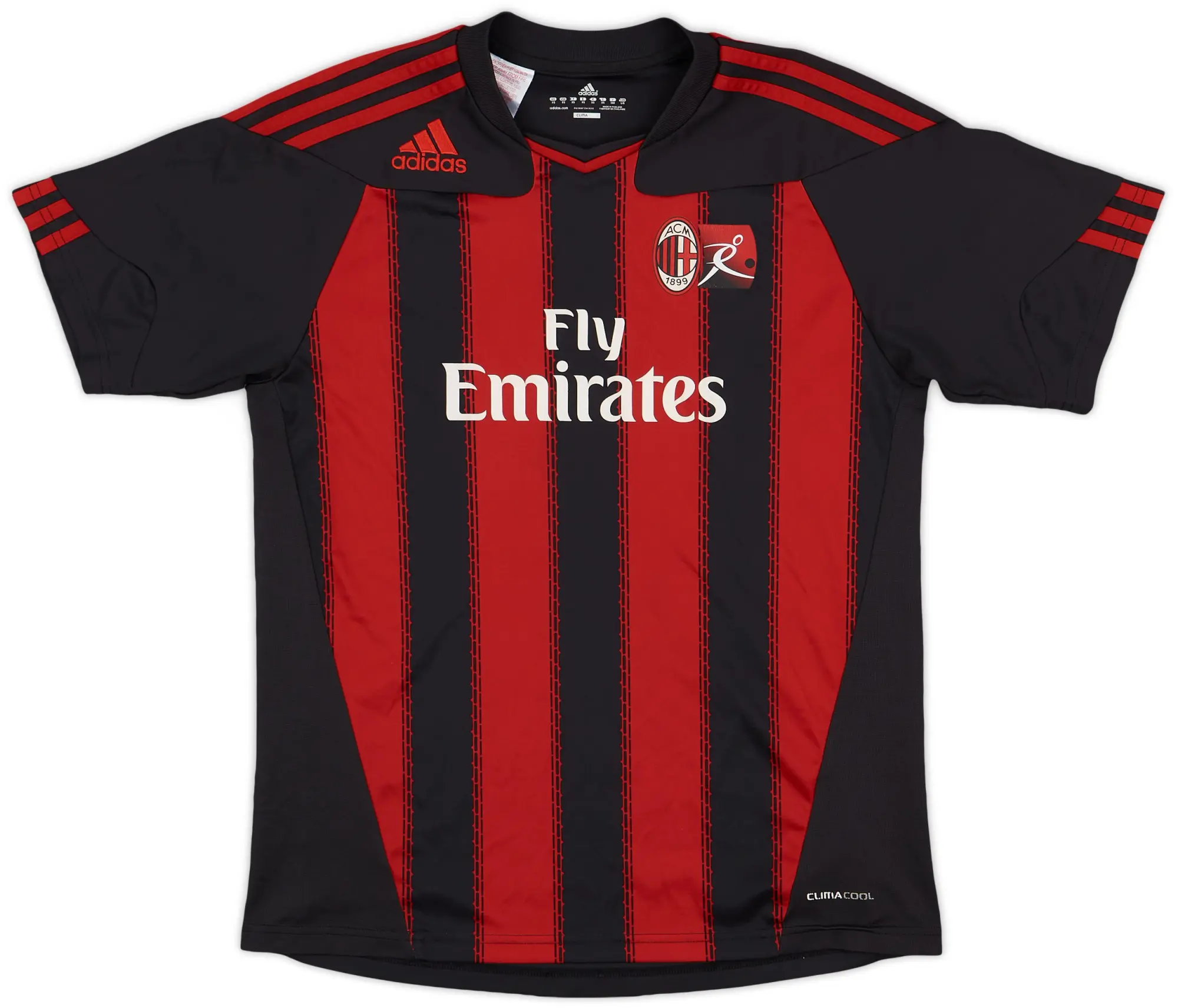 2011-12 AC Milan adidas Youth Camp Training Shirt - 7/10 - (XS)