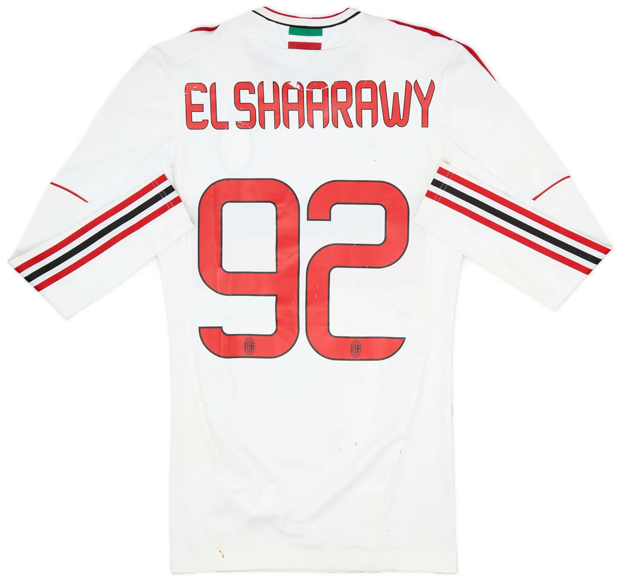 adidas 2012-13 AC Milan Authentic Away L/S Shirt El Shaarawy #92 - 5/10 - (M/L)